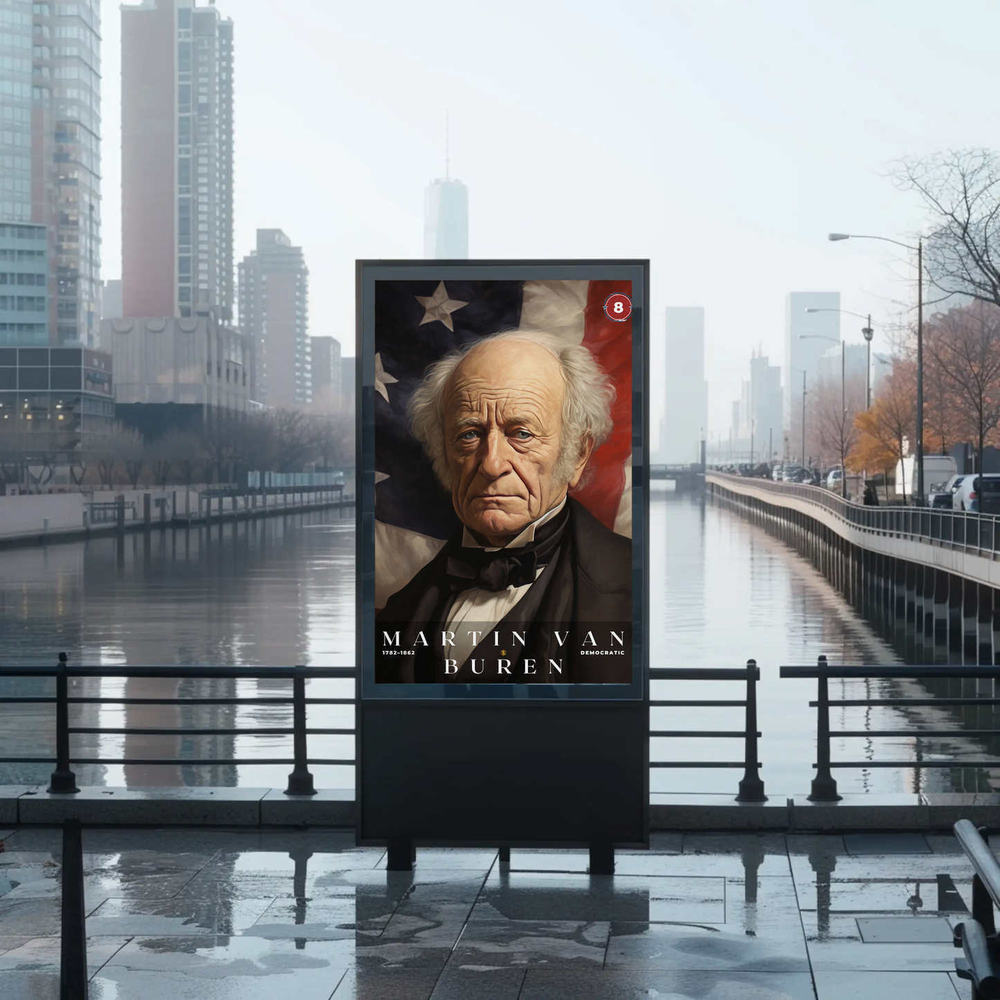 Martin Van Buren 8th President Of The United States Portrait