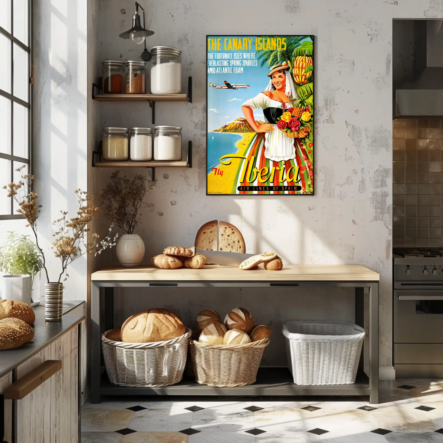 Canary Islands Travel Poster