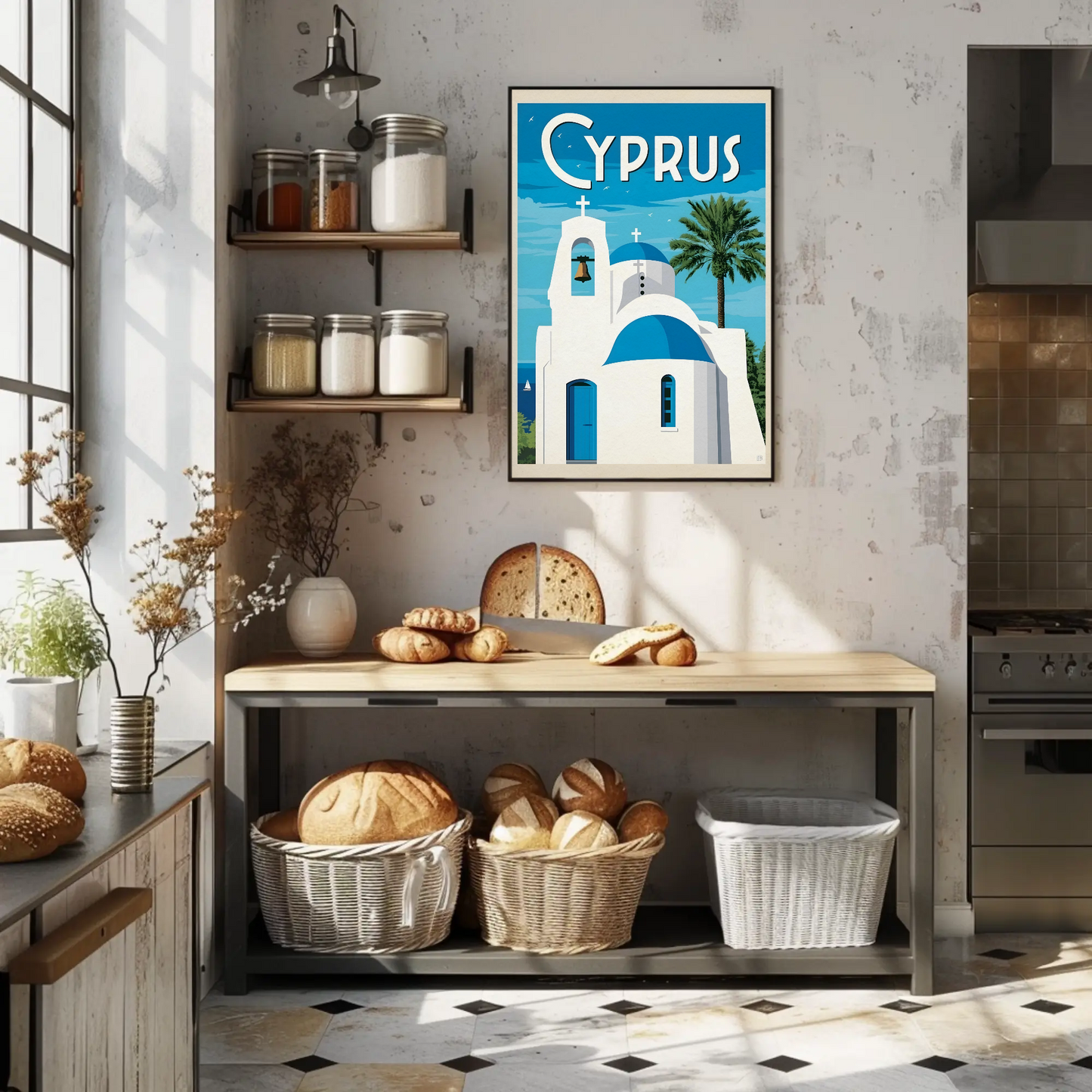 Cyprus Vintage Poster