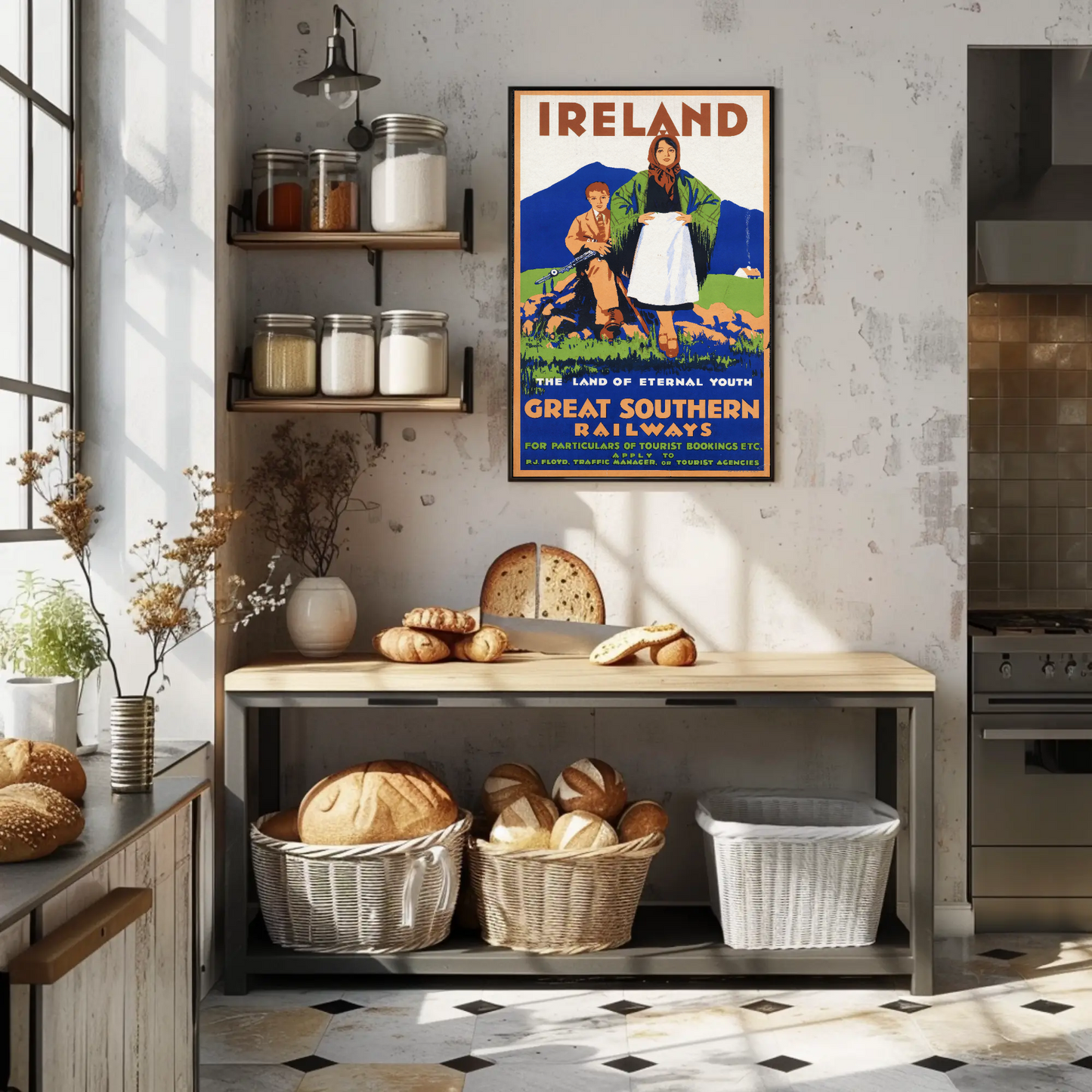 Vintage Poster - Ireland Land of Eternal Youth