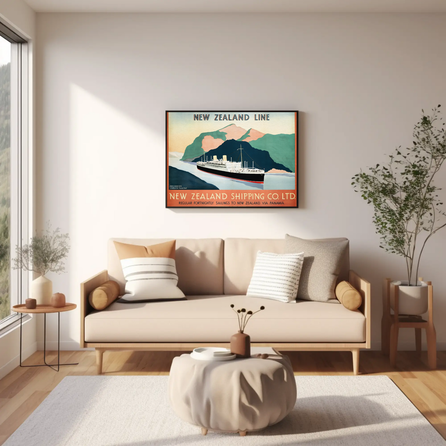 New Zealand Shipping Line Poster