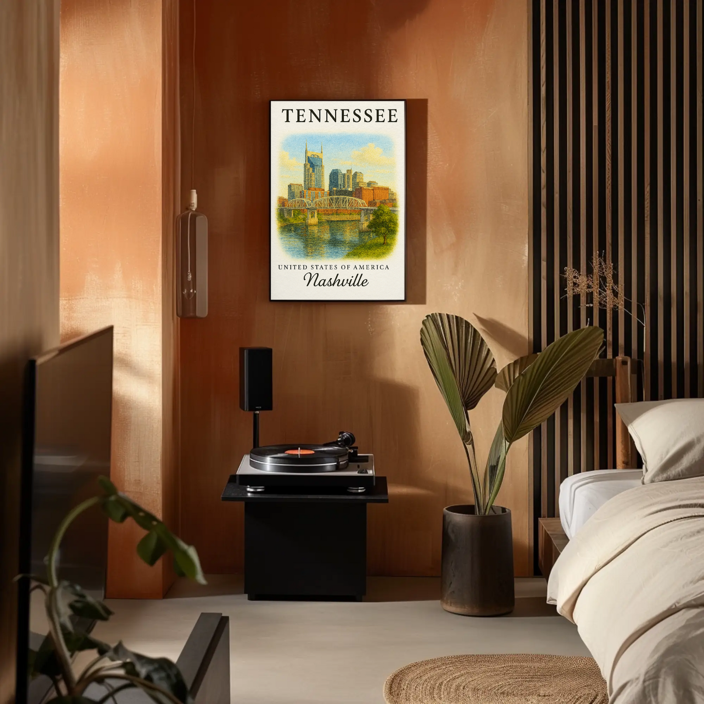 Tennessee, Nashville 2 Signature Series Vintage Travel Poster