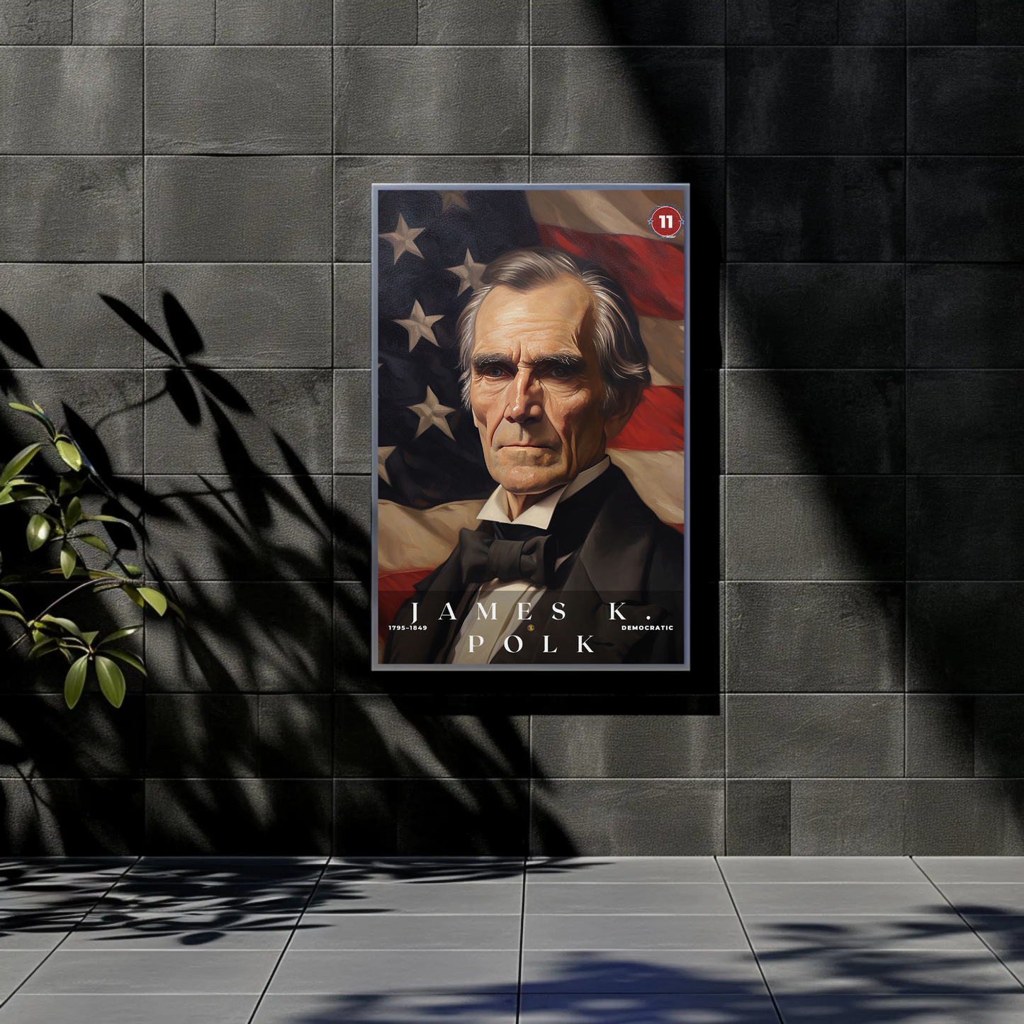 James Polk 11th President Of The United States Portrait