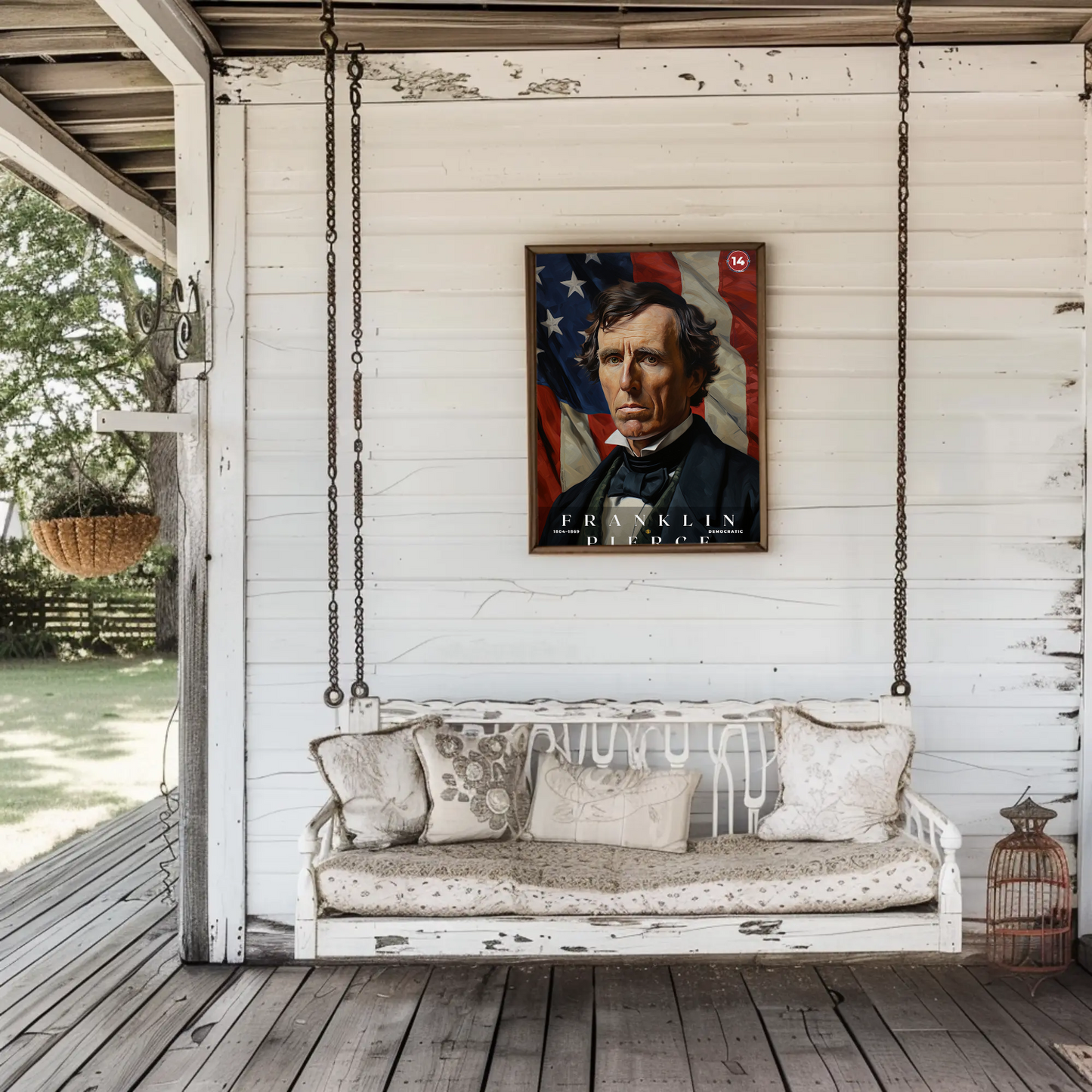 Franklin Pierce 14th President Of The United States Portrait