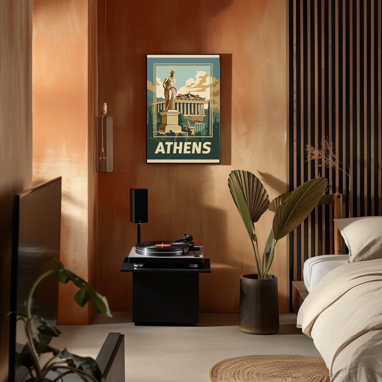 Athens Vintage Travel Poster