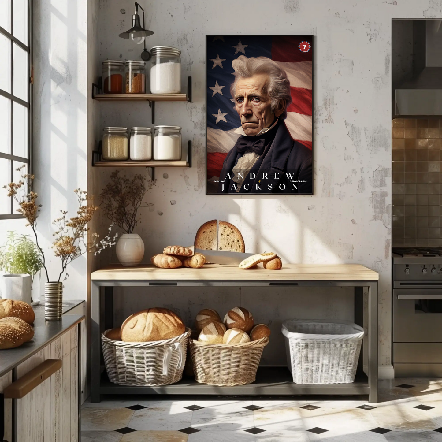 Andrew Jackson 7th President Of The United States Portrait