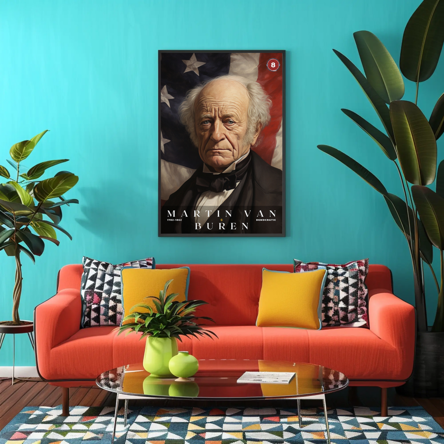 Martin Van Buren 8th President Of The United States Portrait
