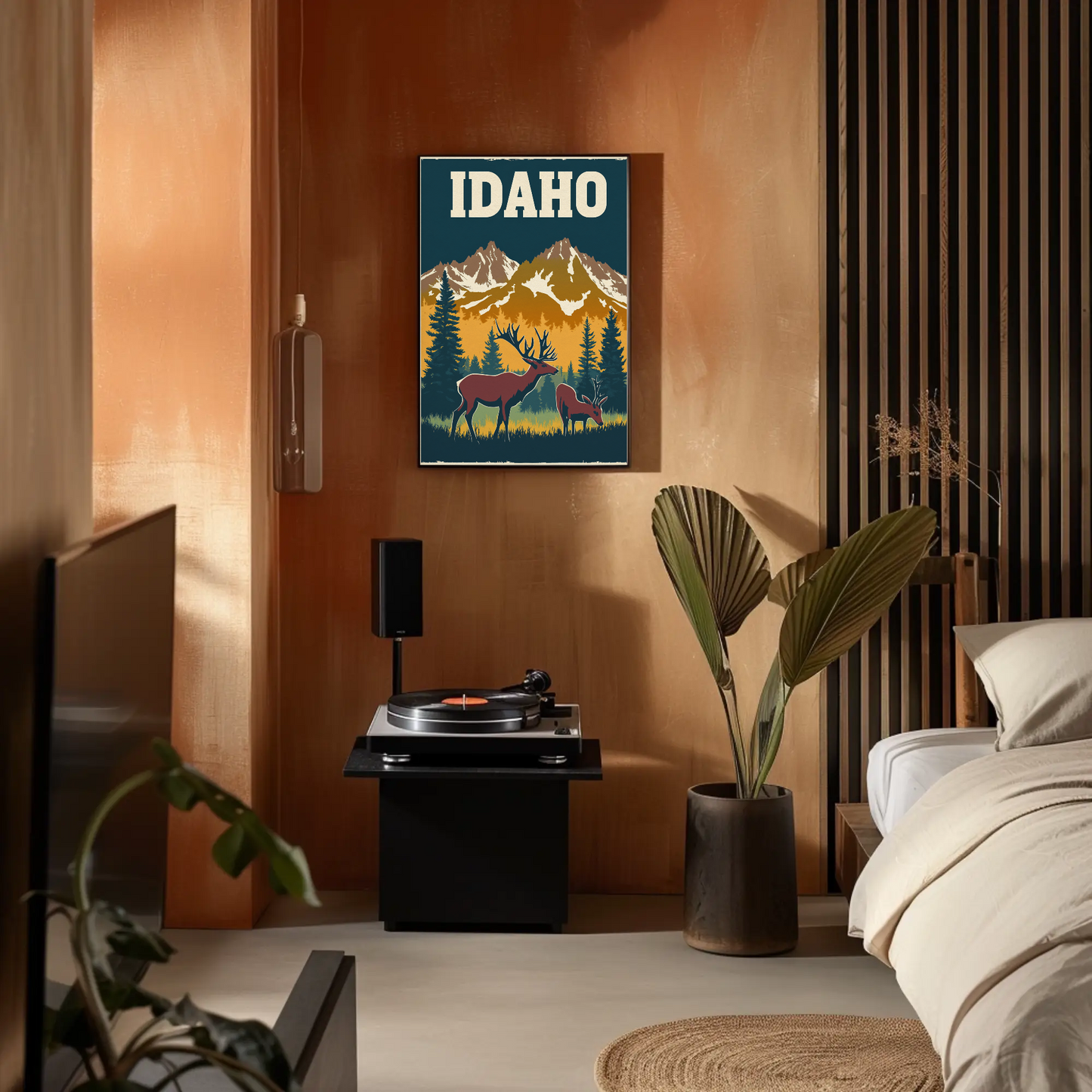 Vintage Poster Idaho Wildlife