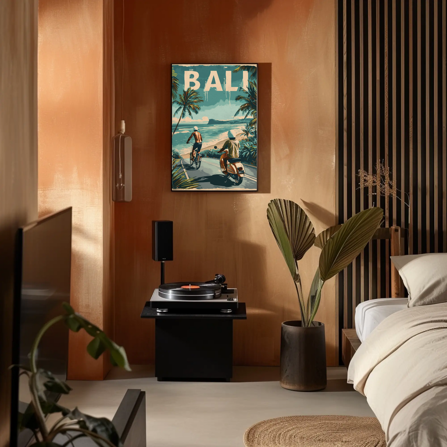 Bali Vintage Poster