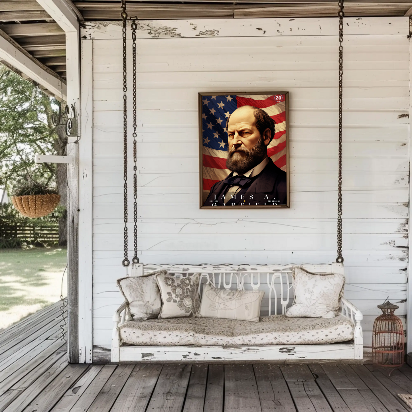 James Garfield 20th President Of The United States Portrait