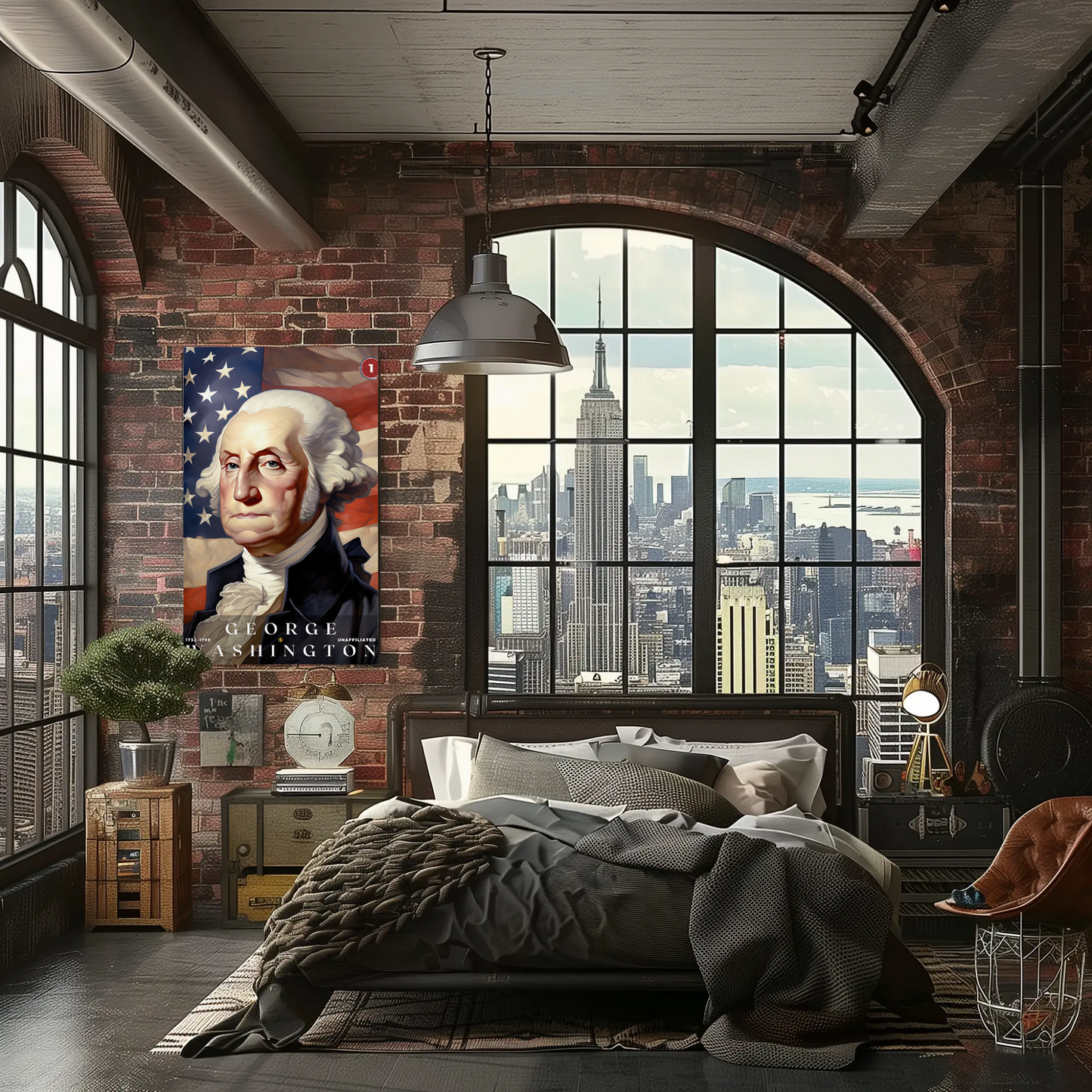 George Washington 1st President Of The United States Portrait