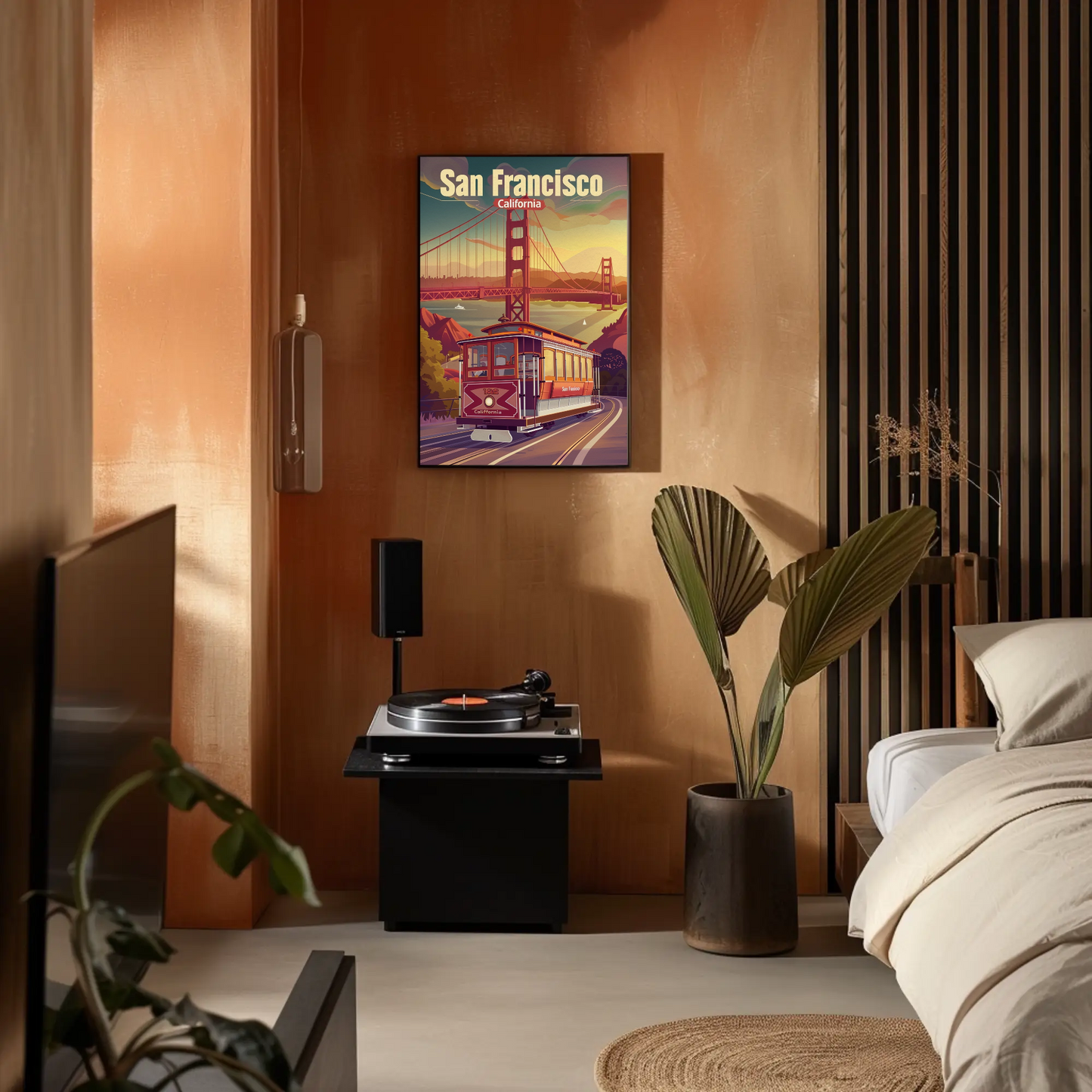 San Francisco California Vintage Poster