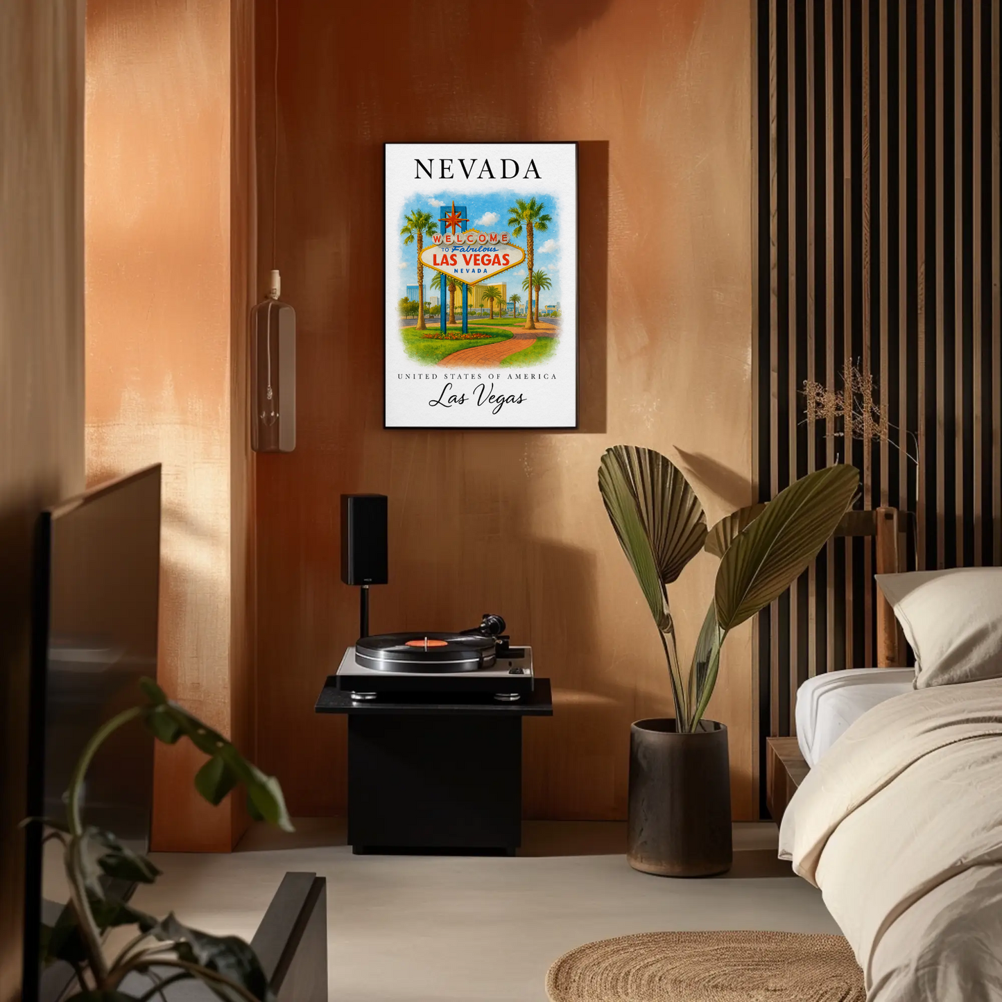 Nevada, Las Vegas Signature Series Vintage Travel Poster
