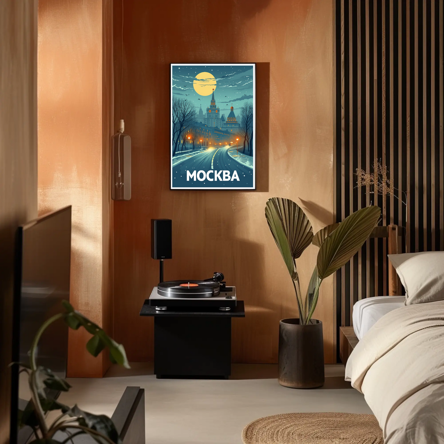 Moscow: Winter Night Poster