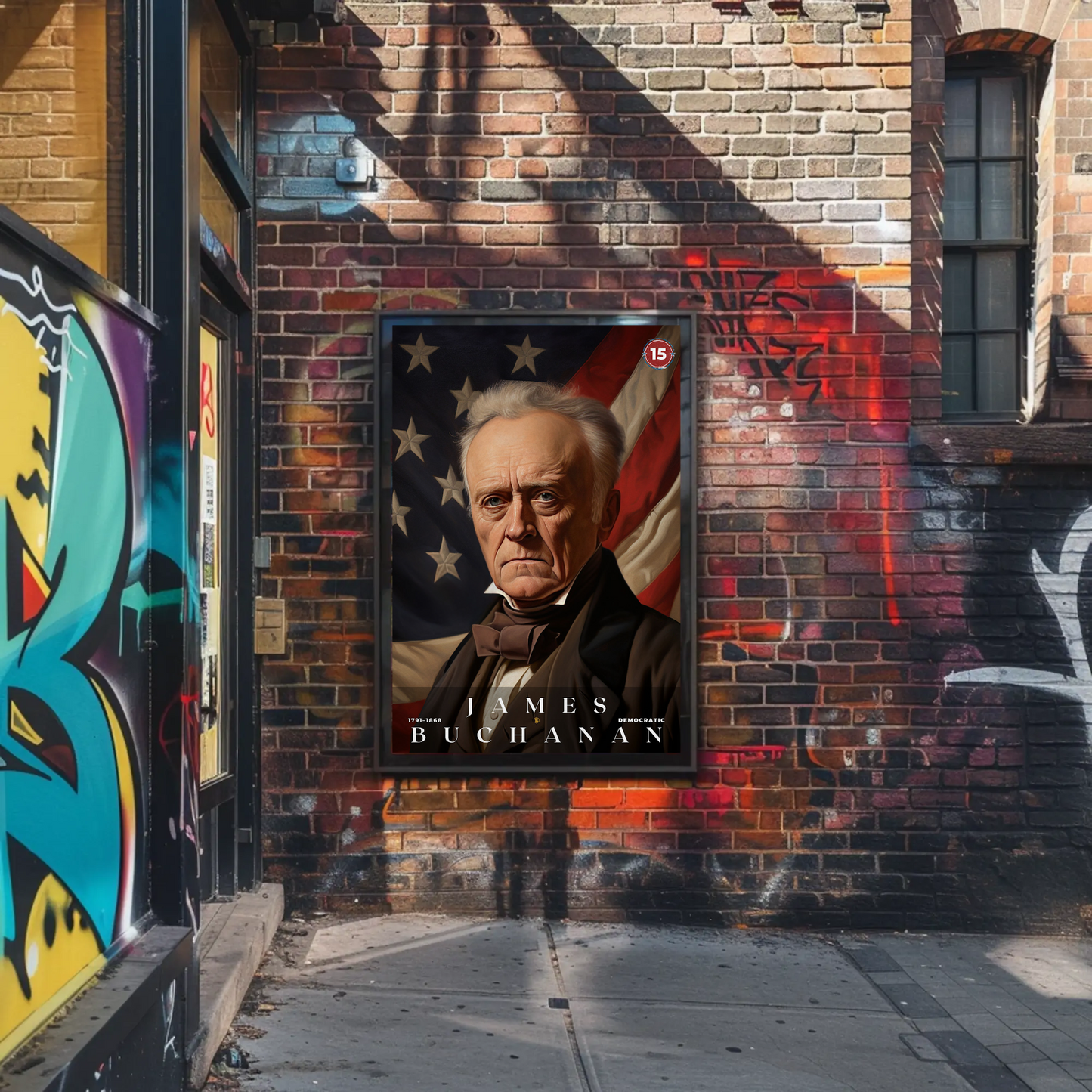 James Buchanan 15th President Of The United States Portrait