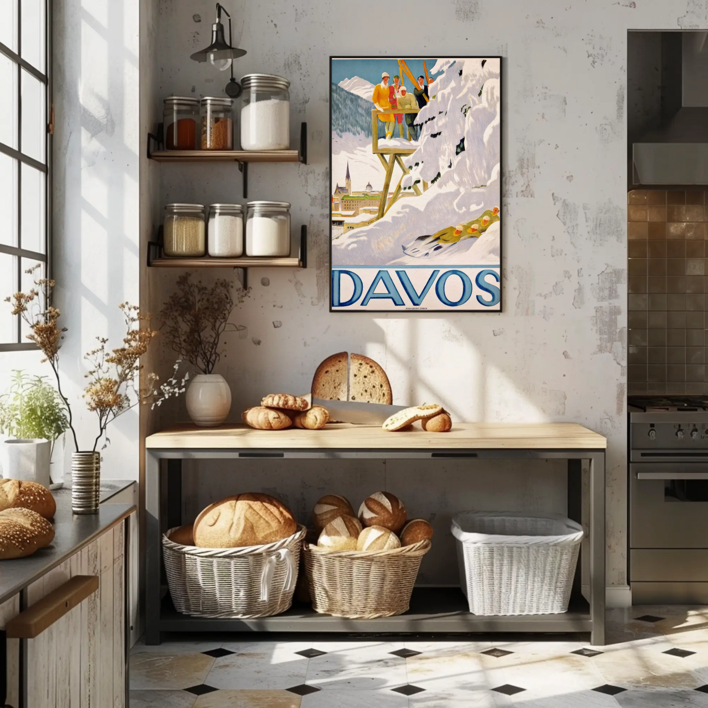 Davos Winter Sports Poster