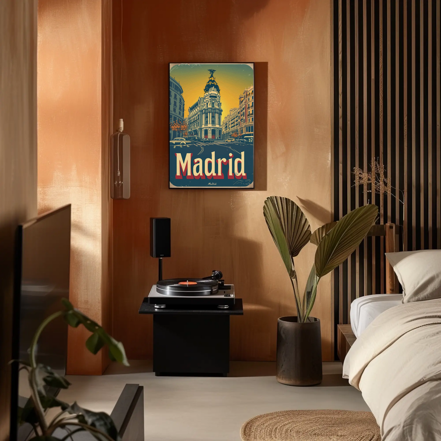 Madrid Vintage Poster