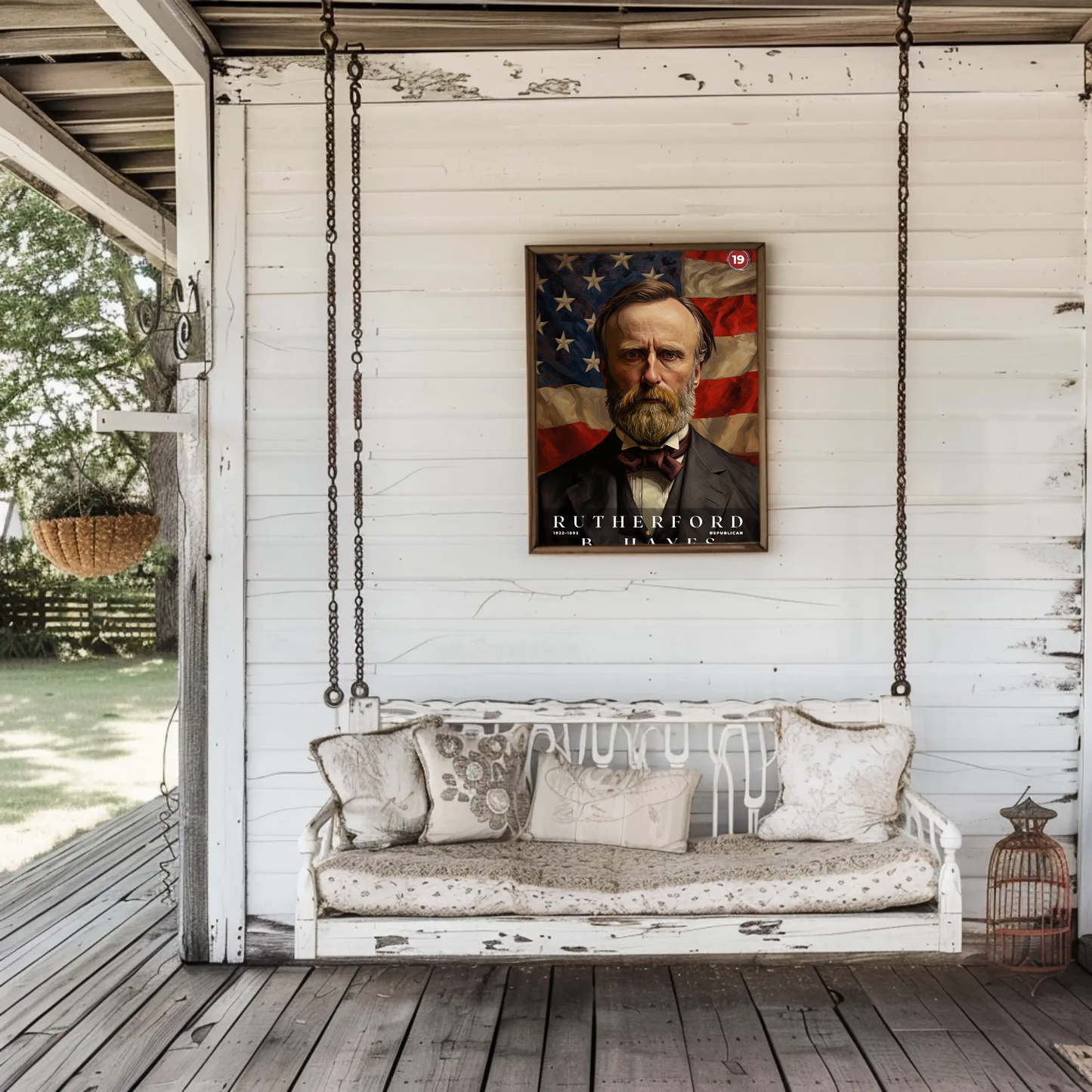 Rutherford B. Hayes 19th President Of The United States Portrait