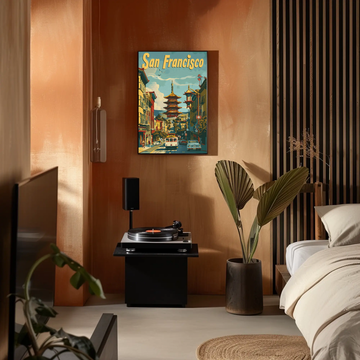 San Francisco Chinatown Vintage Poster