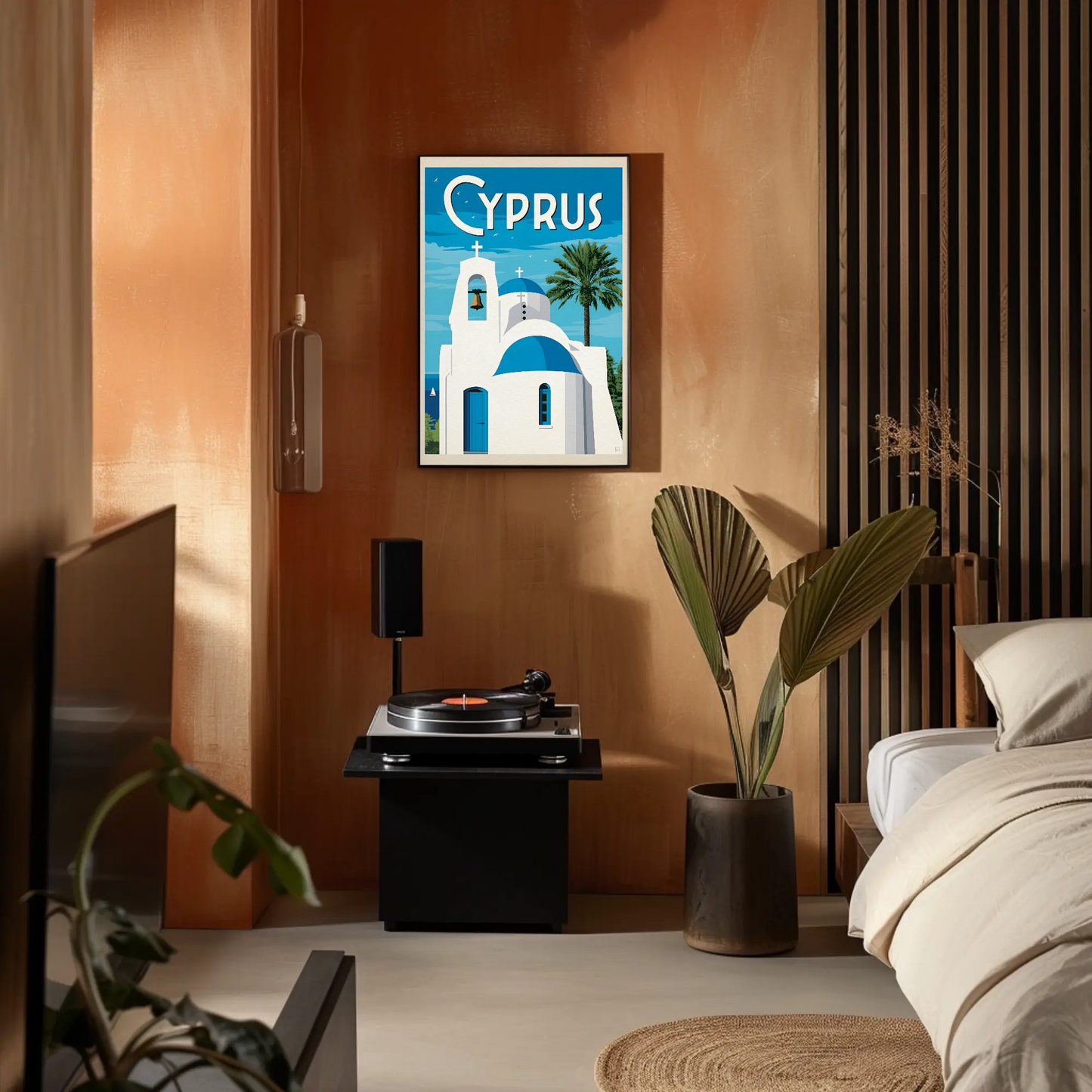 Cyprus Vintage Poster