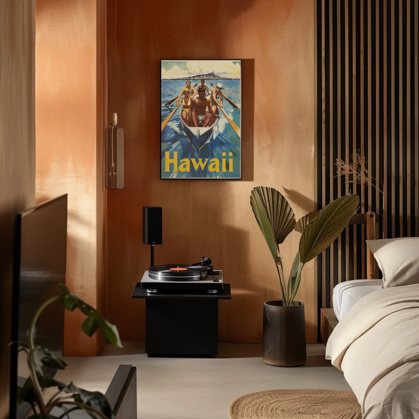 Vintage Poster Hawaii Rowing Team