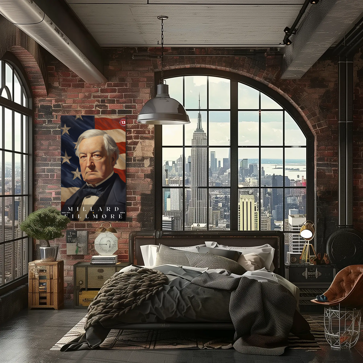 Millard Fillmore 13th President Of The United States Portrait