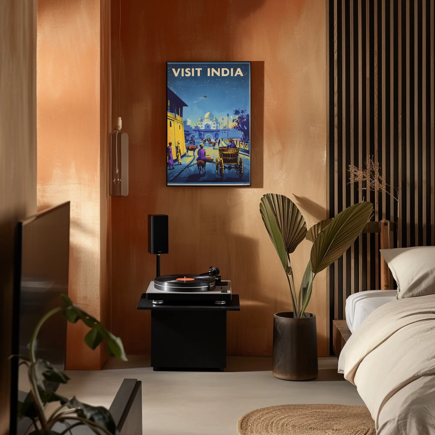 Visit India Vintage Poster