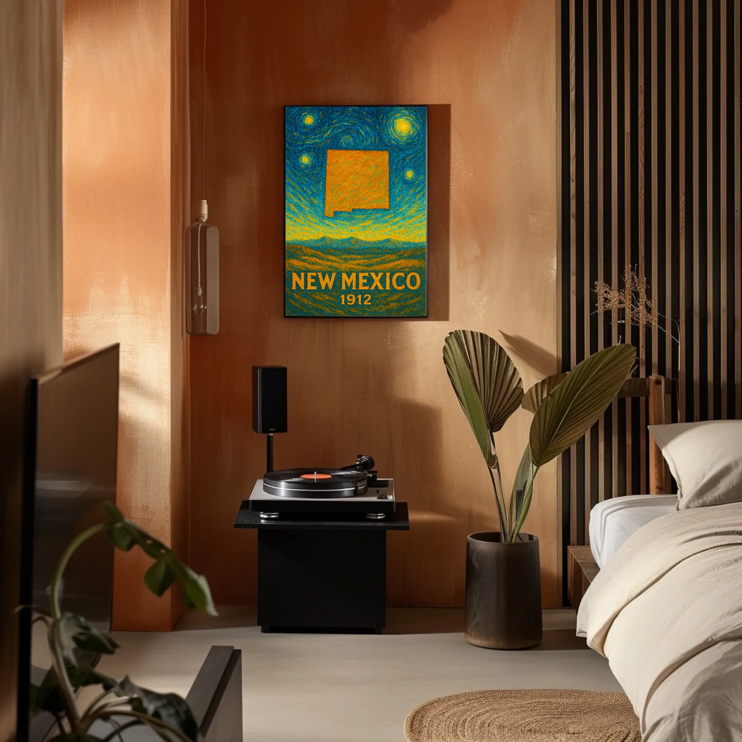 New Mexico Starry Night Poster