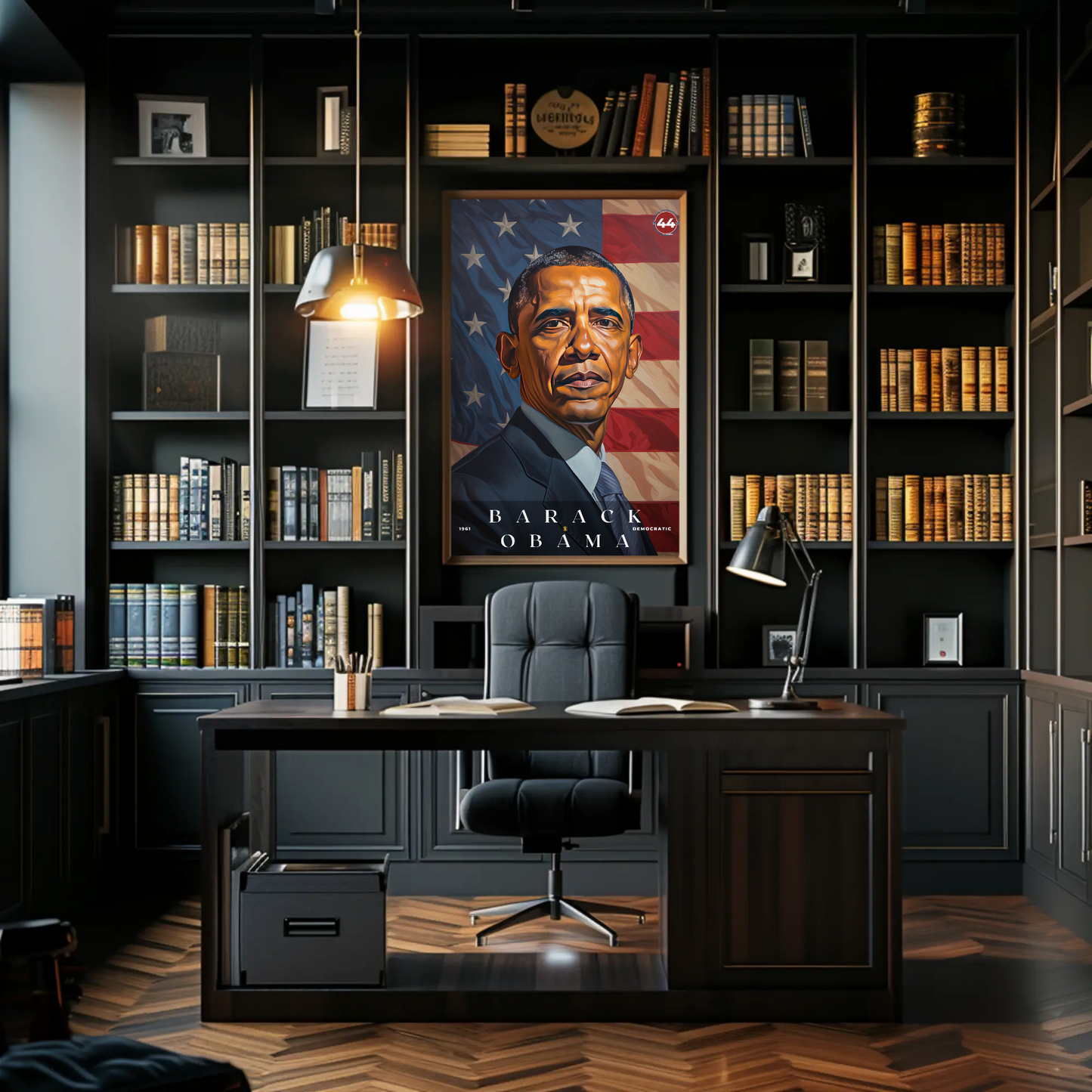 Barack Obama 44th President Of The United States Portrait