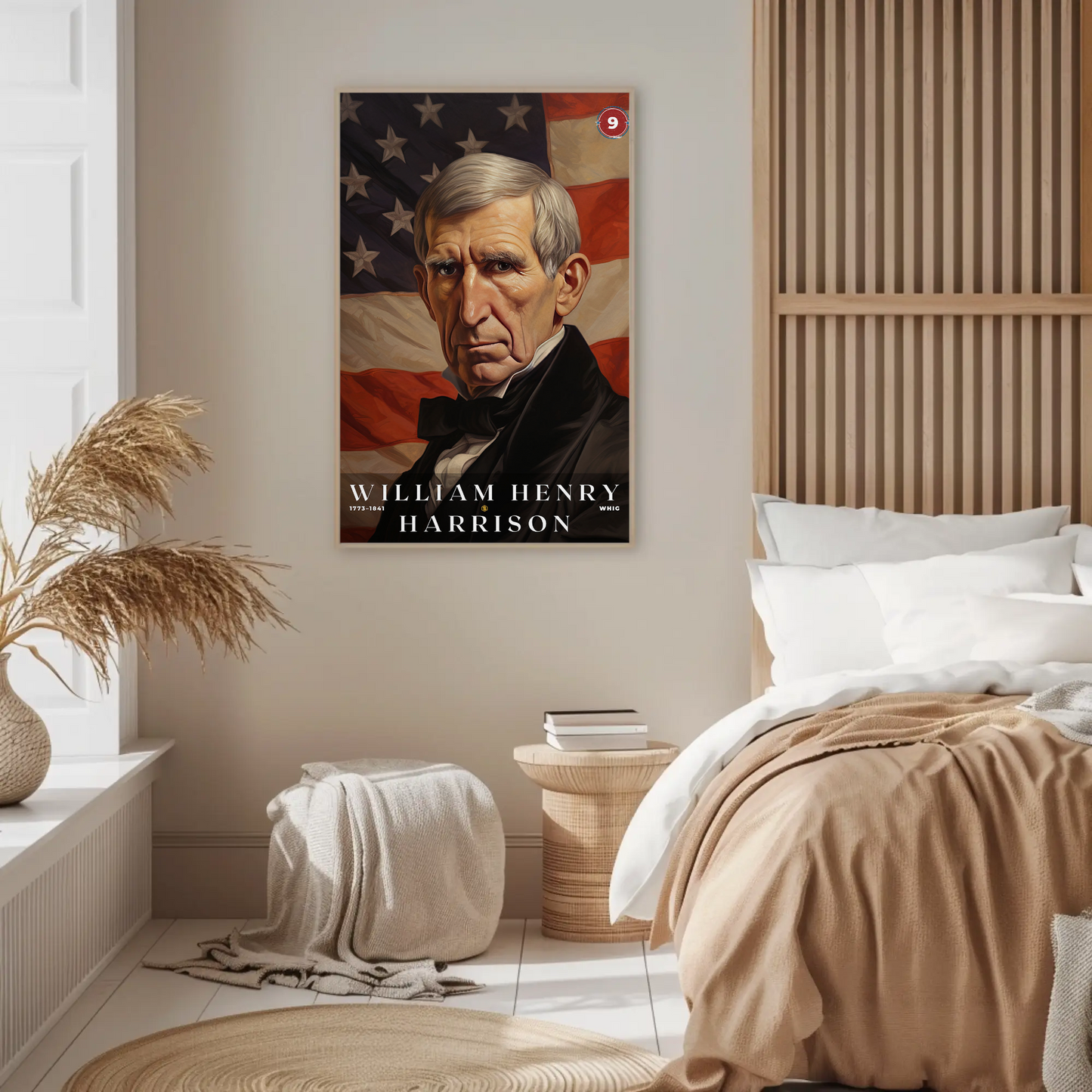 William Harrison 9th President Of The United States Portrait