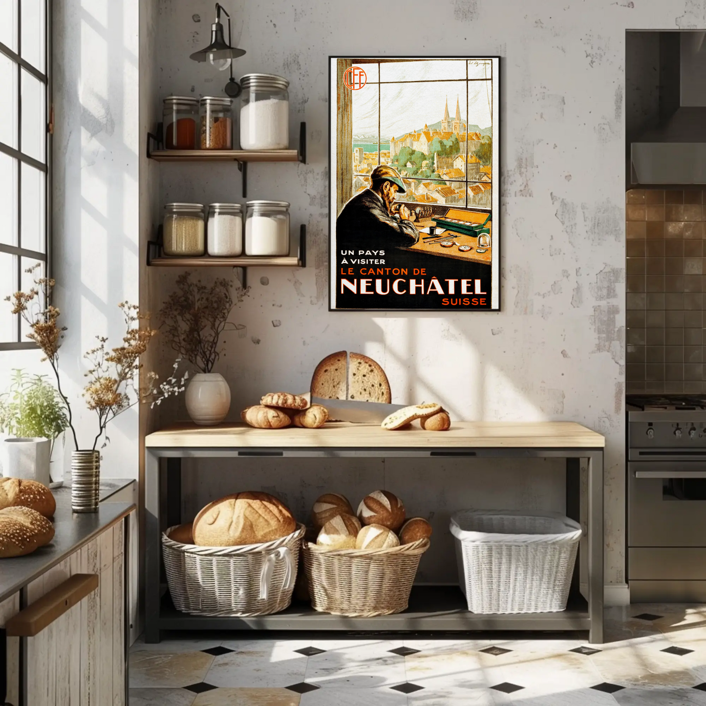 Neuchâtel - A Country to Visit Poster