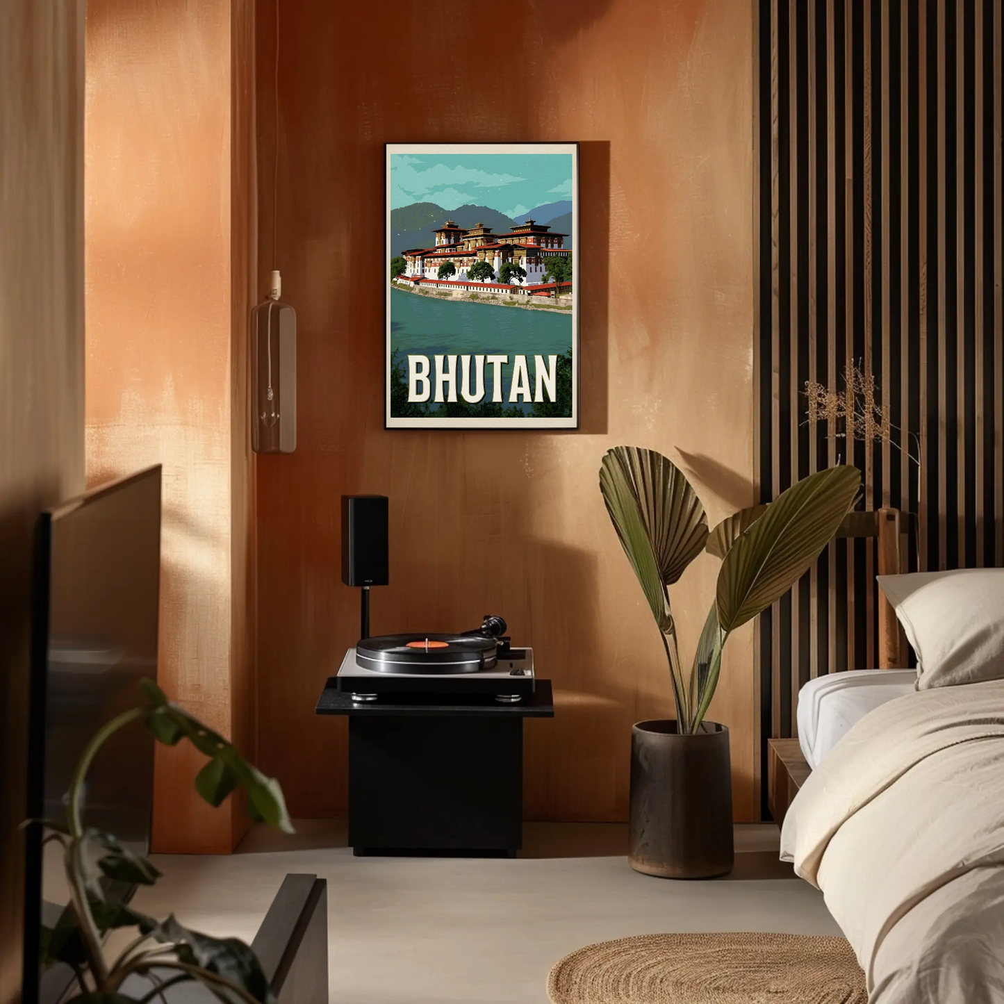 Vintage Poster Bhutan