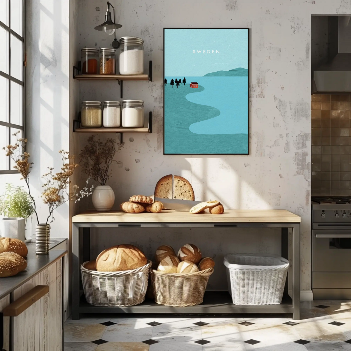 Sweden: Serene Landscape Poster