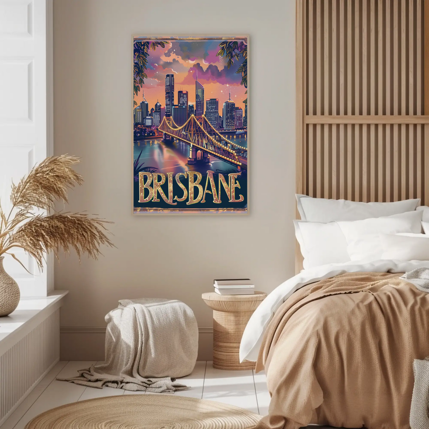 Brisbane Vintage Poster