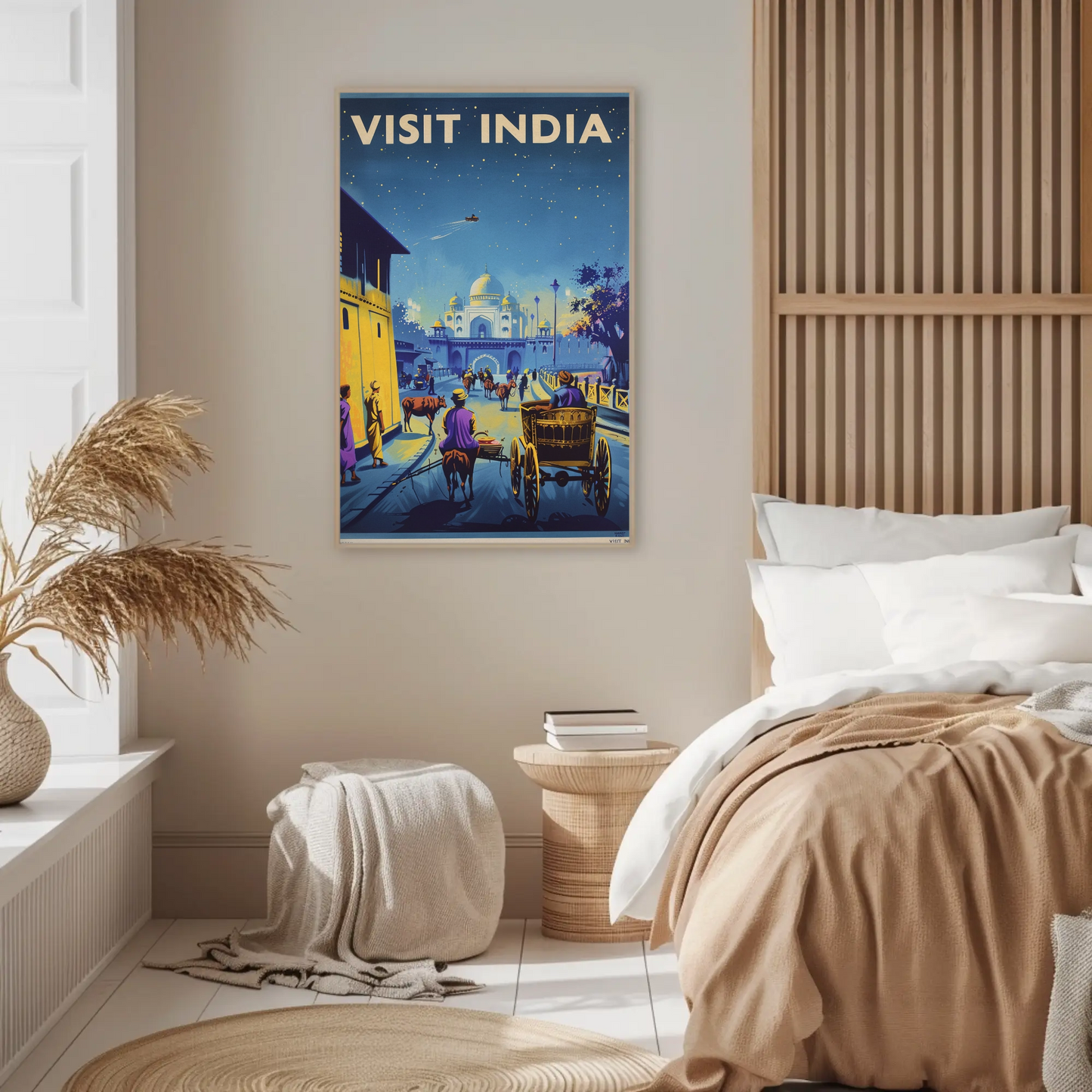 Visit India Vintage Poster