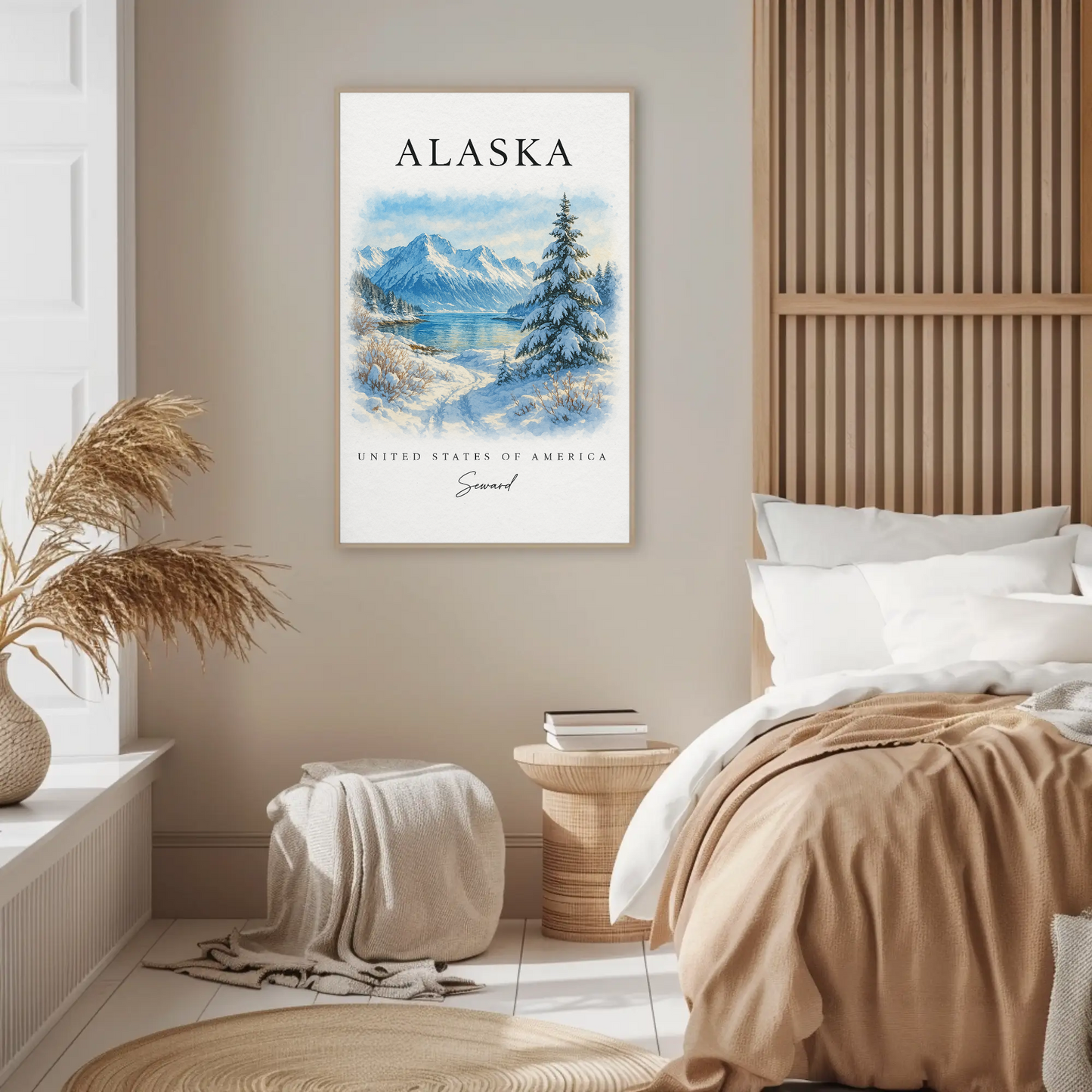 Alaska, Anchorage Signature Series Vintage Travel Poster