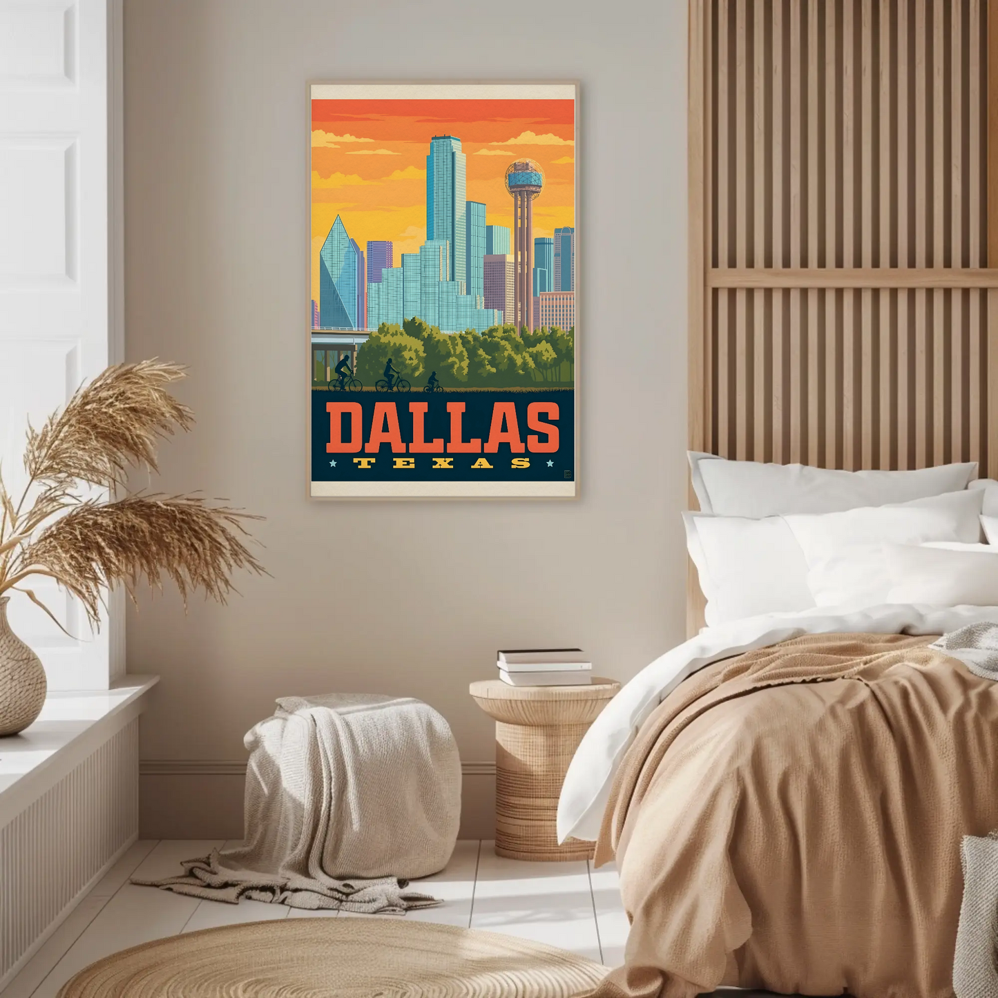 Dallas Texas Vintage Poster