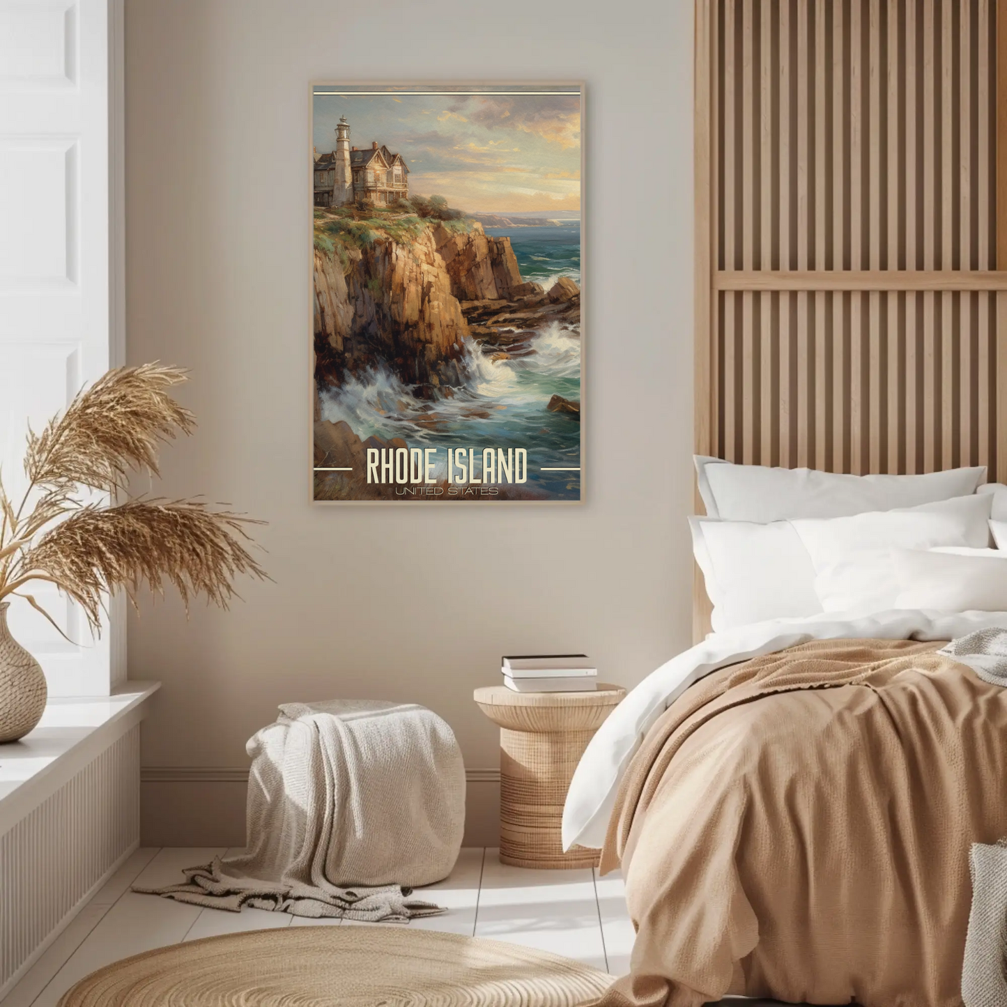 Vintage Poster - Rhode Island Newport United States