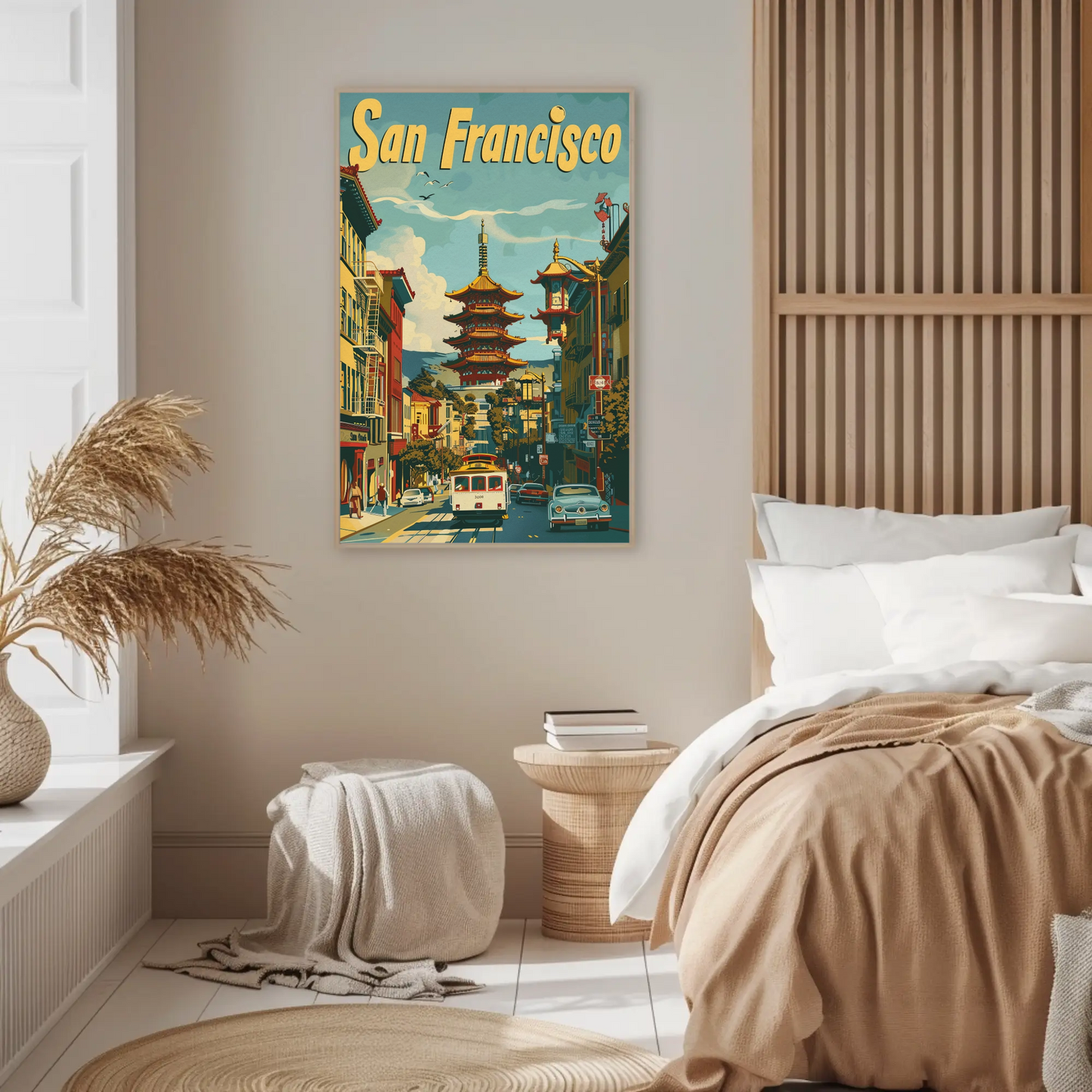 San Francisco Chinatown Vintage Poster