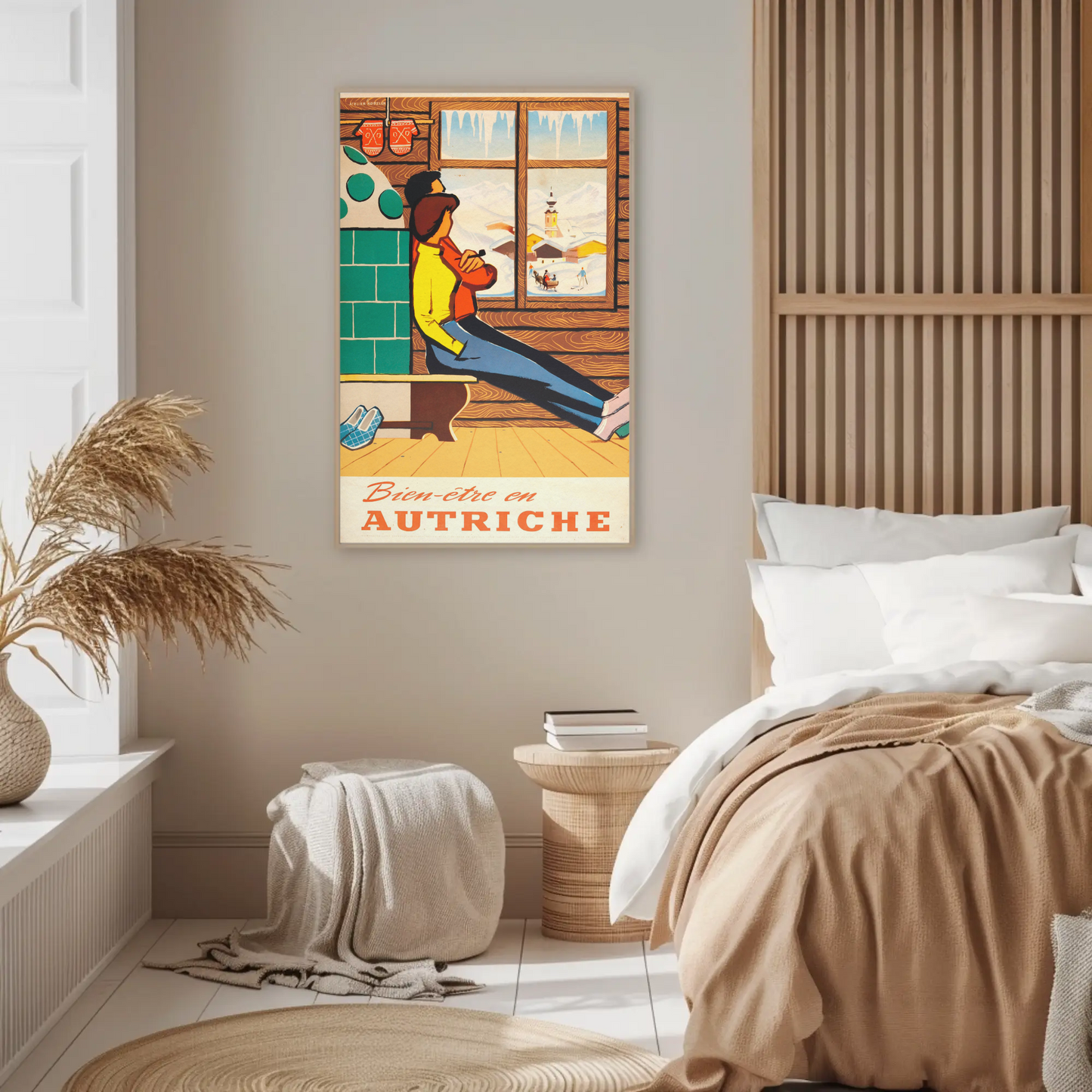 Bien-être en Autriche Vintage Poster