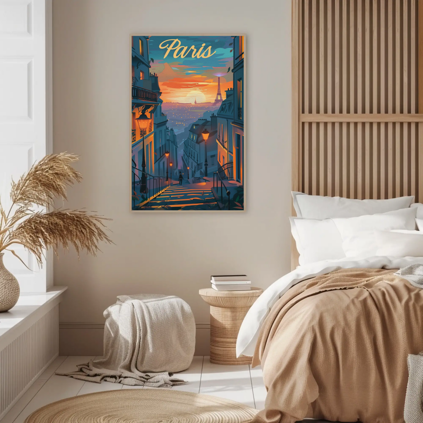 Paris – Sunset Eiffel Tower from Hill View