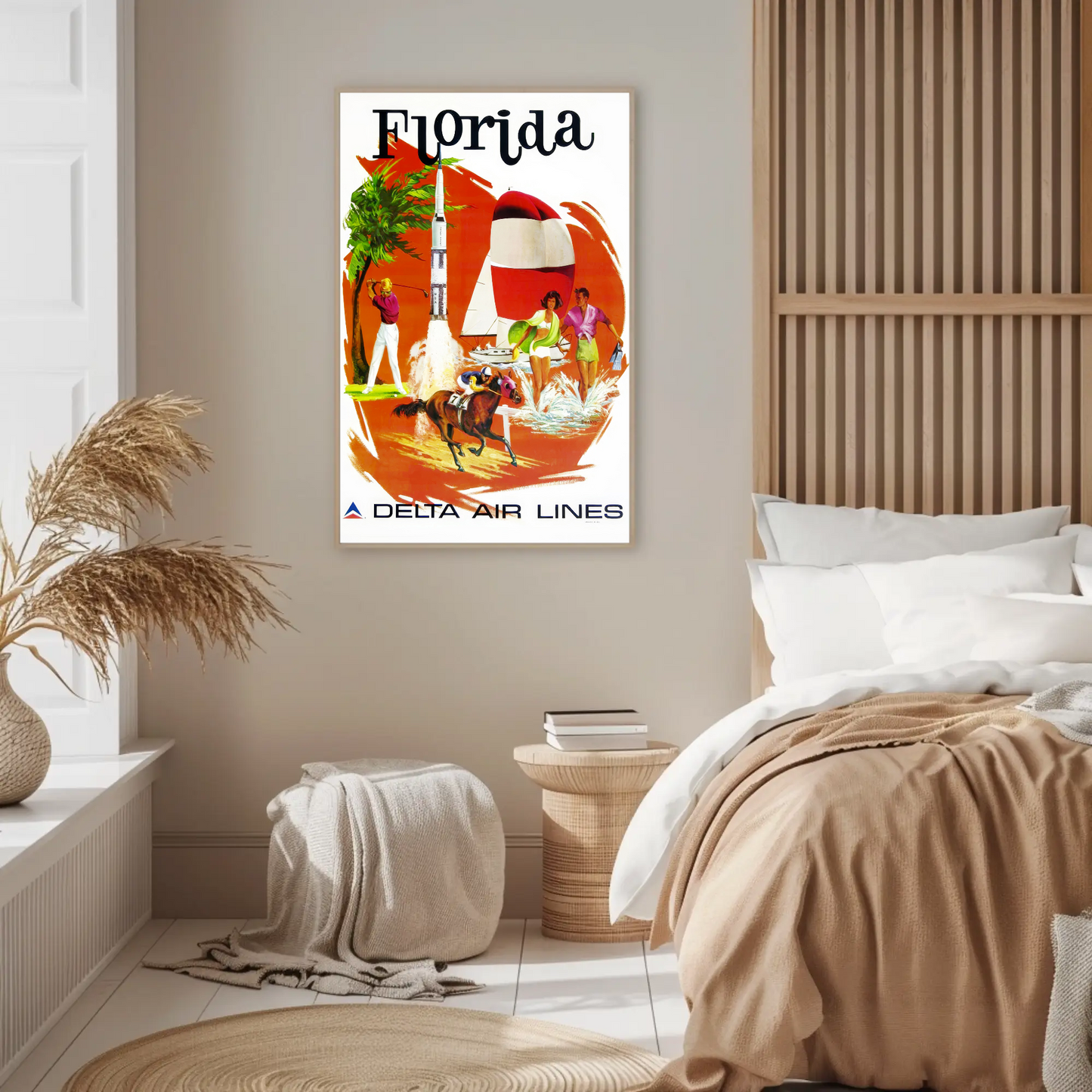 Florida Air Lines Travel Poster