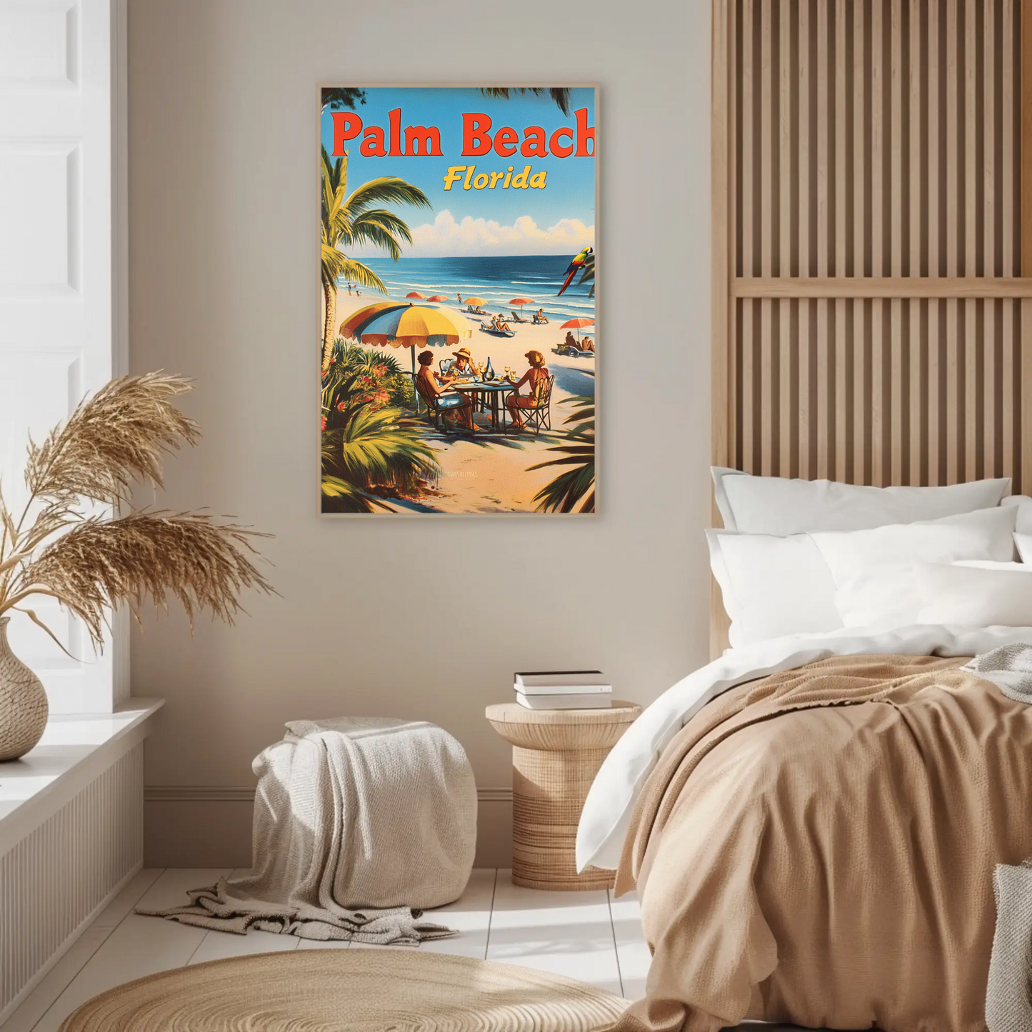 Palm Beach Florida Vintage Poster