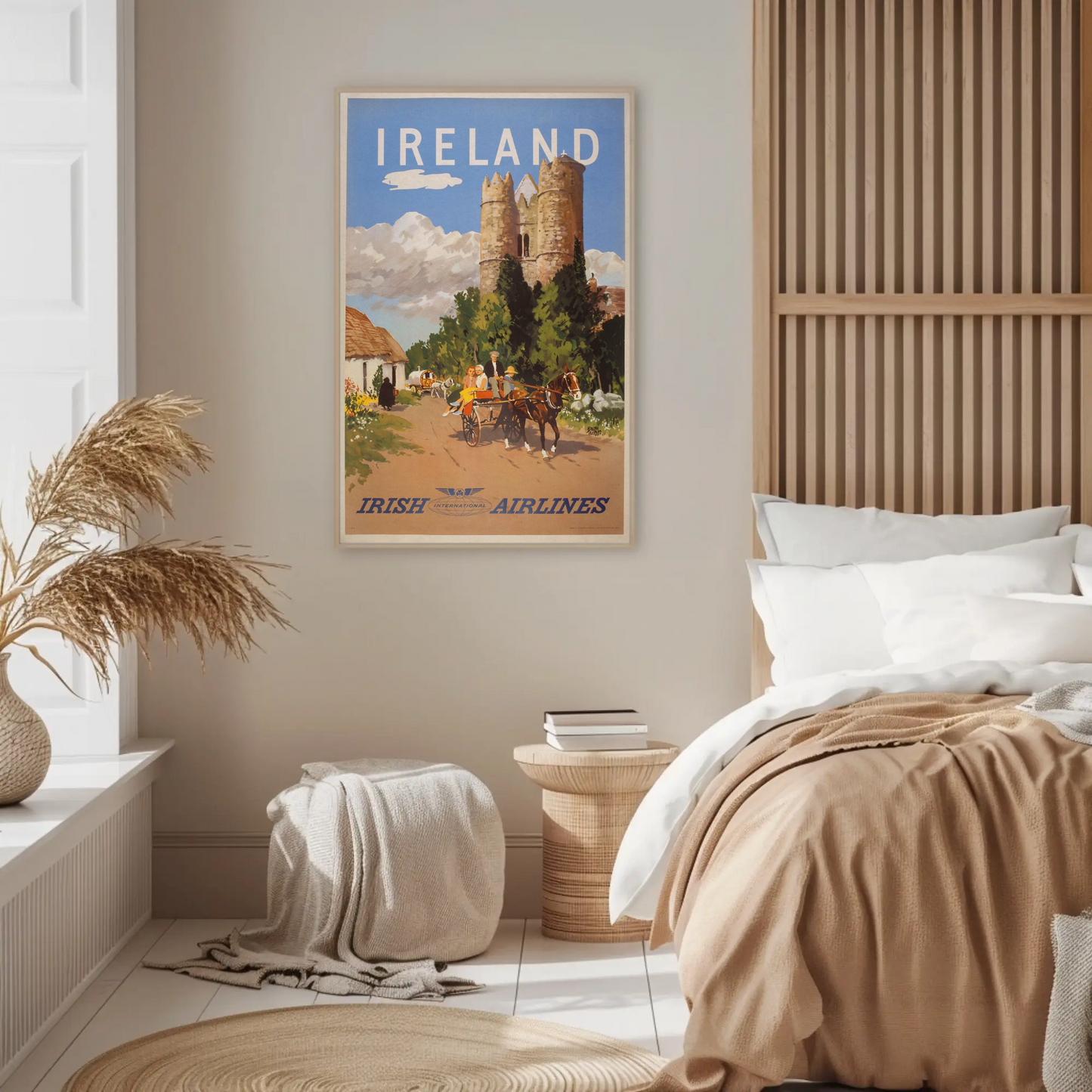 Vintage Poster - Ireland International Airlines