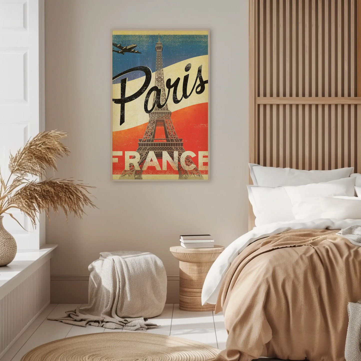Paris Vintage Poster Eiffel Tower