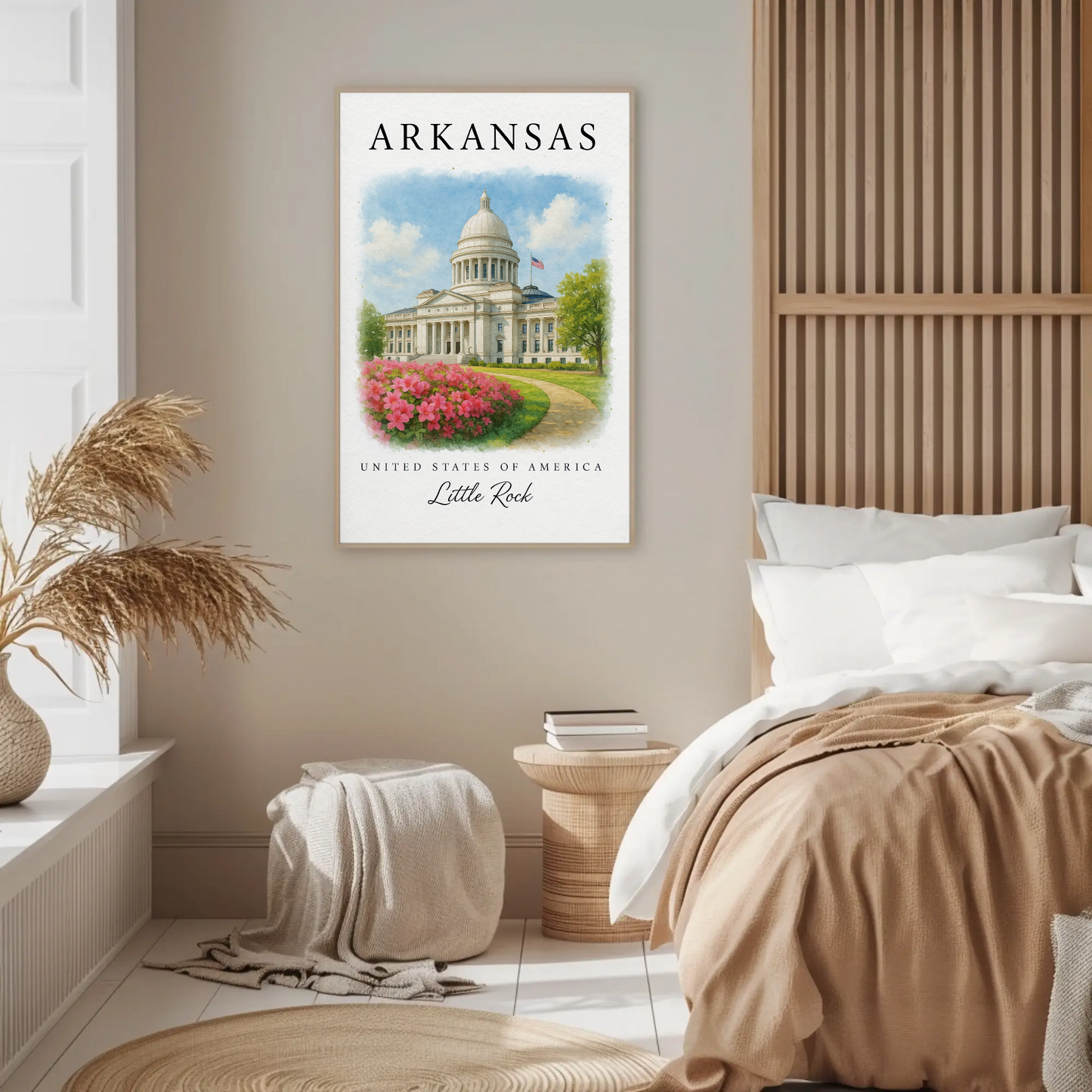 Arkansas, Little Rock Signature Series Vintage Travel Poster