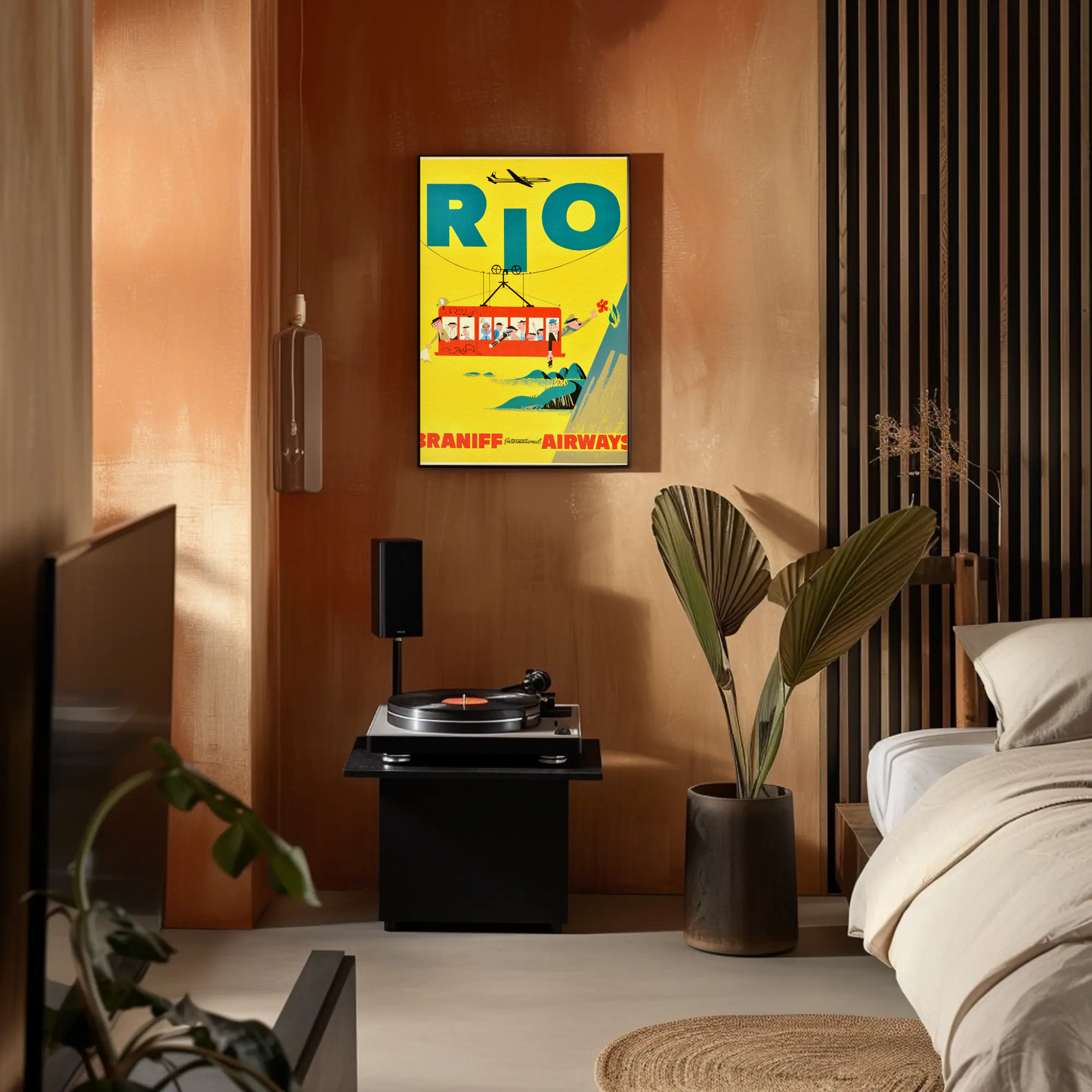 Rio Braniff International Airways Poster