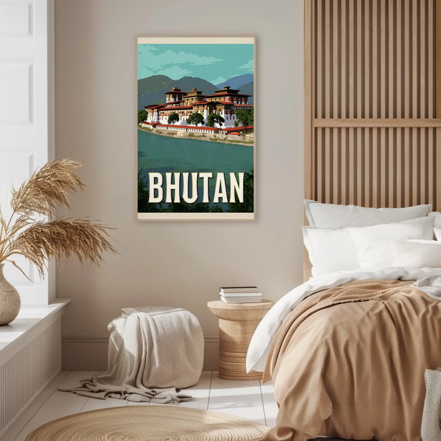 Vintage Poster Bhutan