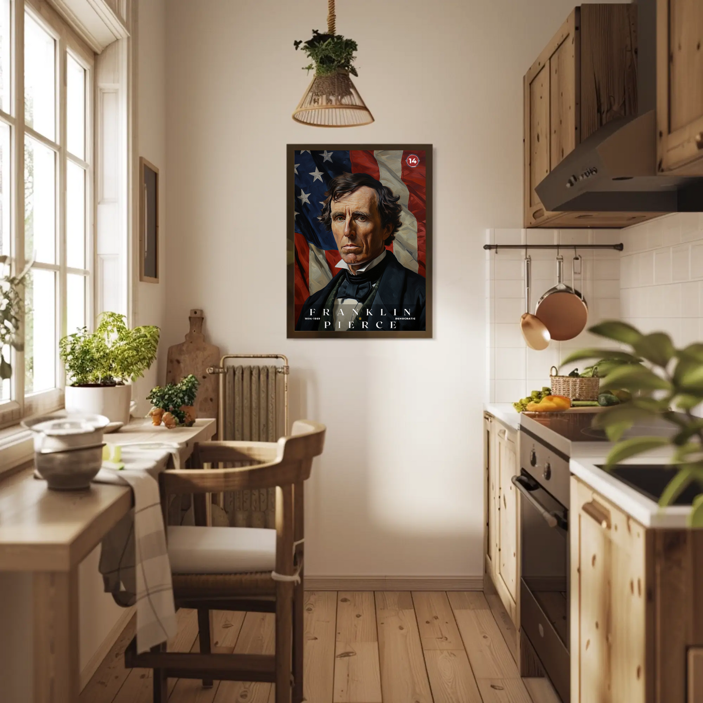 Franklin Pierce 14th President Of The United States Portrait