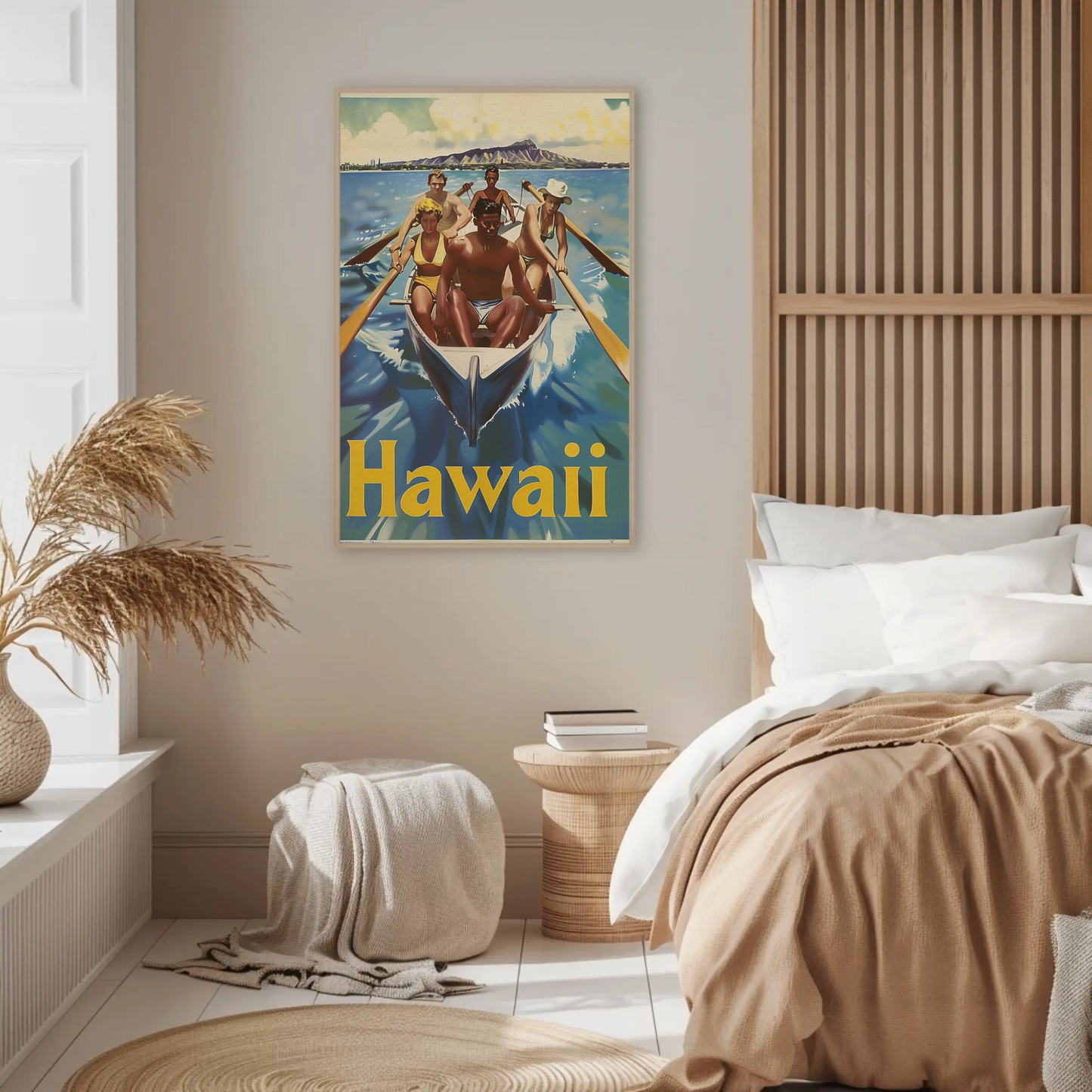 Vintage Poster Hawaii Rowing Team